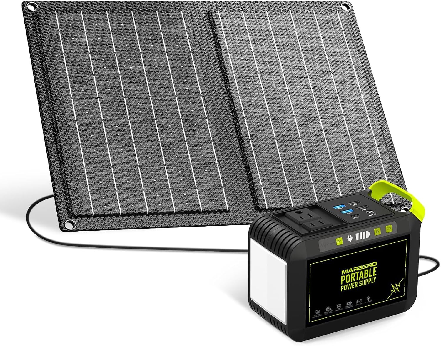 Portable Power Station 88Wh Camping Lithium Battery Solar Generator Fast Charging Power Bank