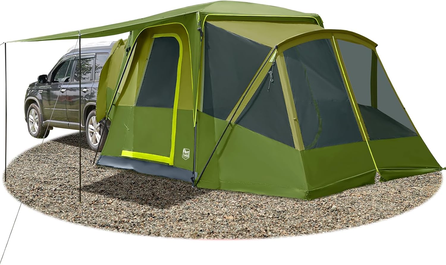 TIMBER RIDGE 5-9 Person SUV Tent with Screen Porch and Awning for Family Camping Weather Resistant