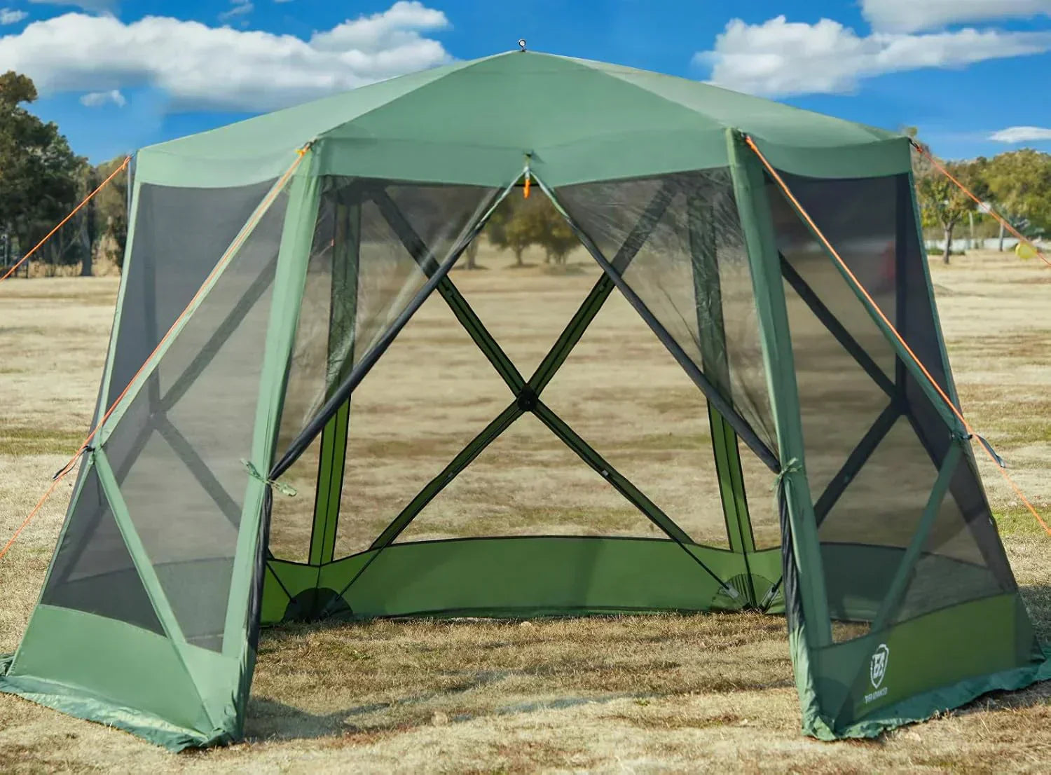 Pop up Screen House Tent for Camping 11.5 x 9.8 ft Instant Screened Gazebo Canopy