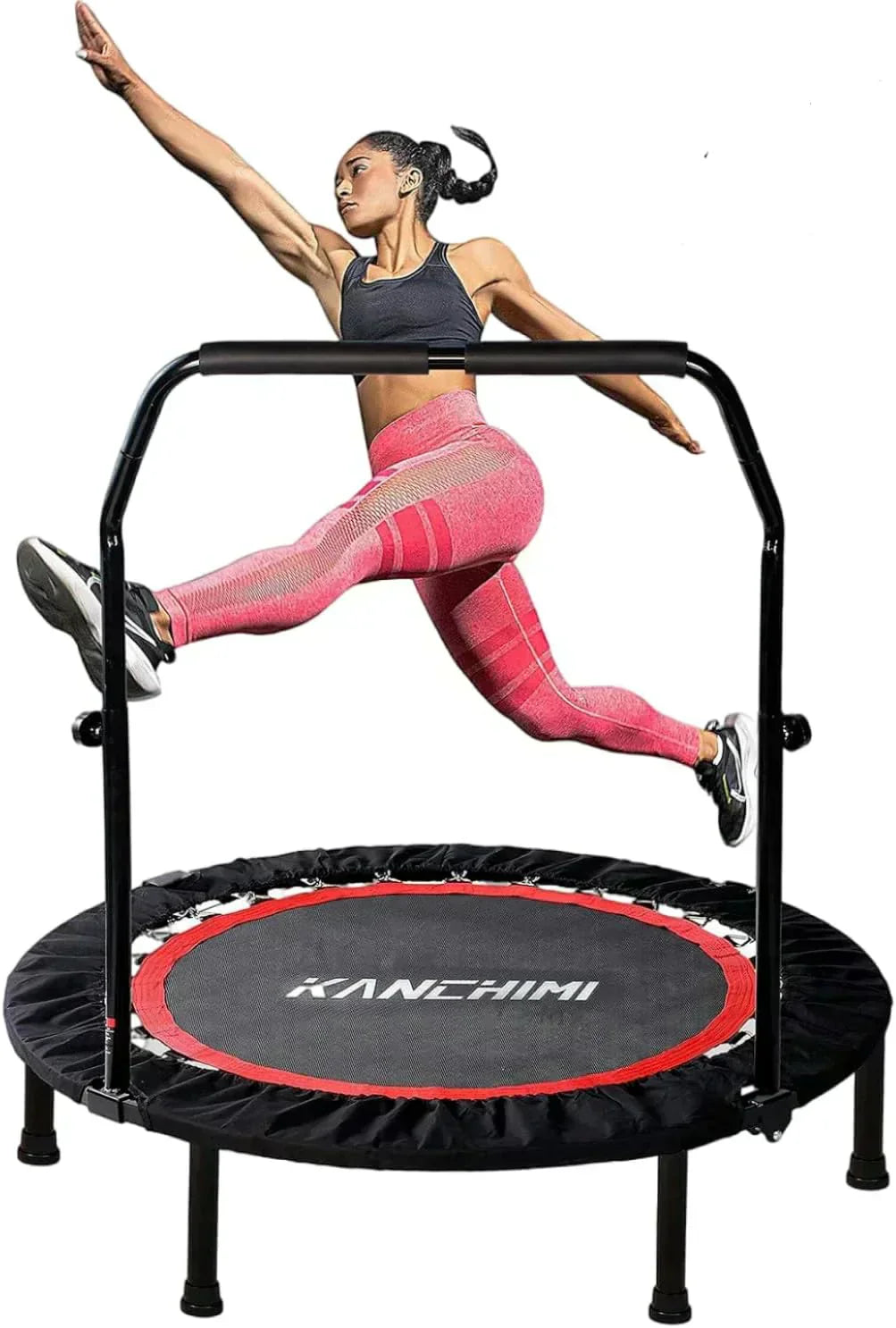 Kanchimi 40 48 Folding Mini Fitness Indoor Exercise Workout Rebounder Trampoline