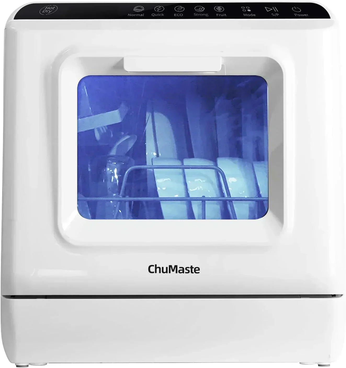 Mini countertop dishwasher Compact dishwasher Double spray arms Portable countertop dishwasher