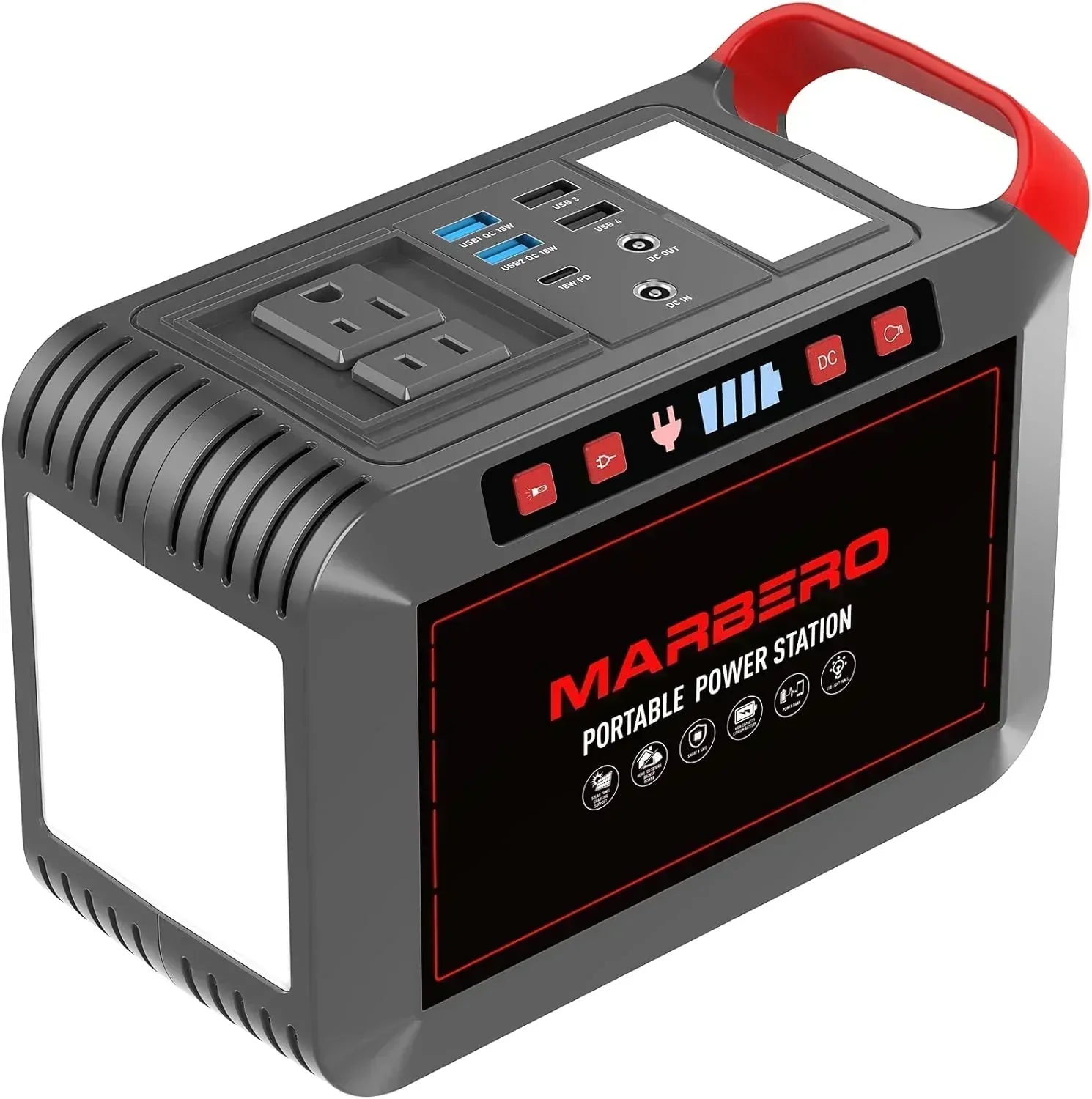 Portable Power Station 88Wh Camping Lithium Battery Solar Generator Fast Charging Power Bank
