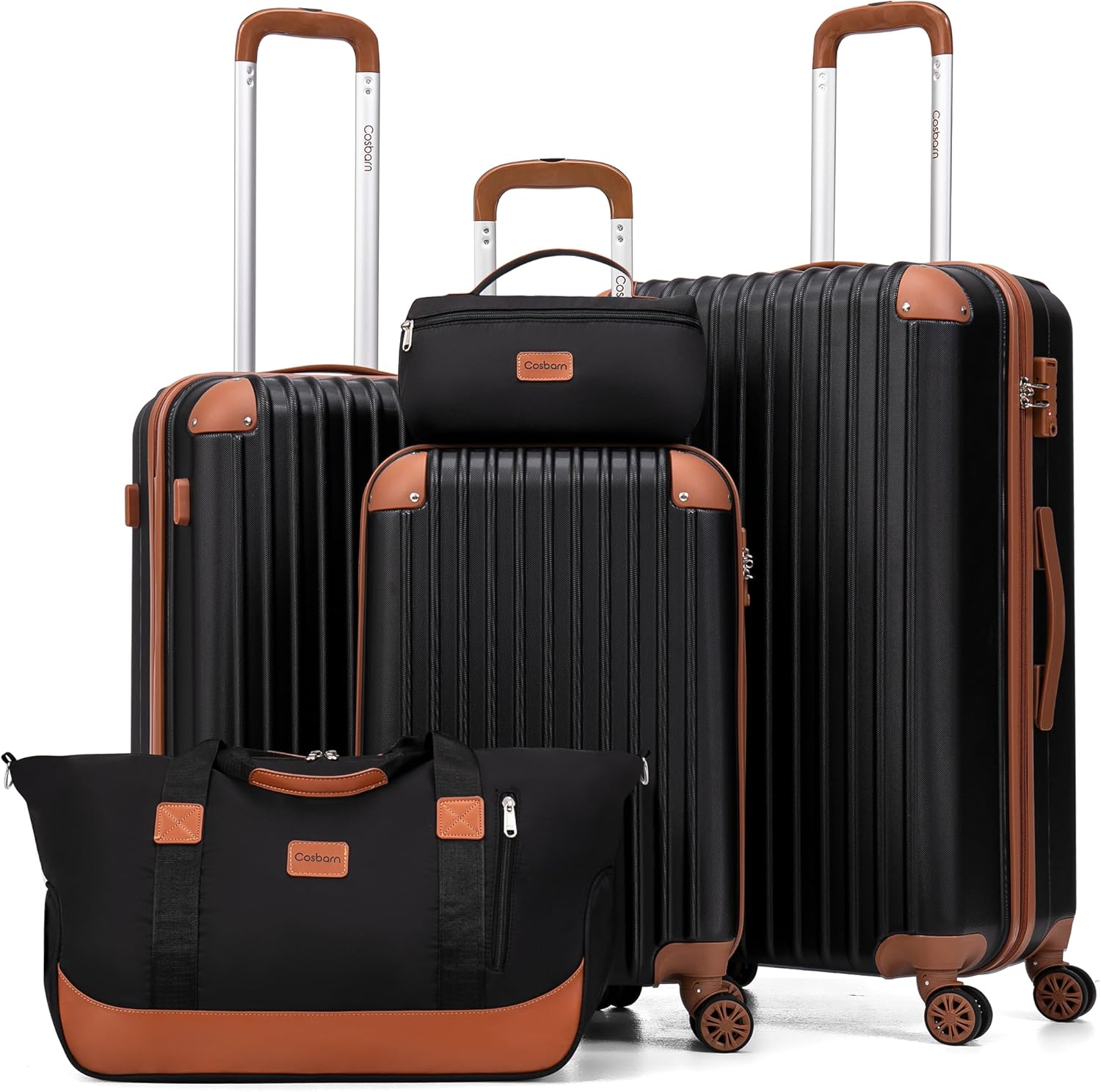 Luggage Sets 5 Piece Suitcases with Wheels Suitcase Set ABS Hard Case Luggage