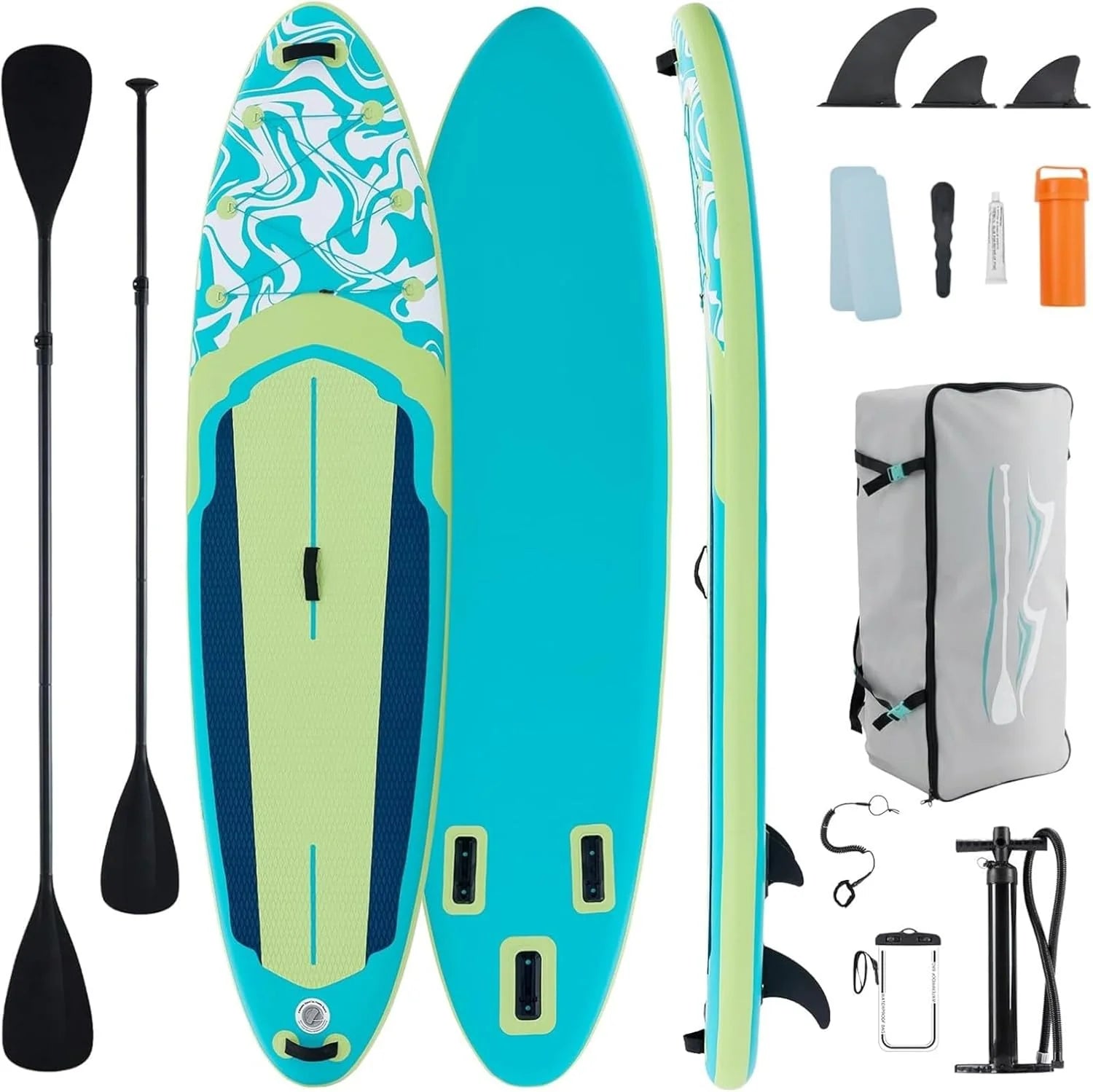 Inflatable Stand Up Paddle Board for All Skill Levels - Portable SUP Paddleboard