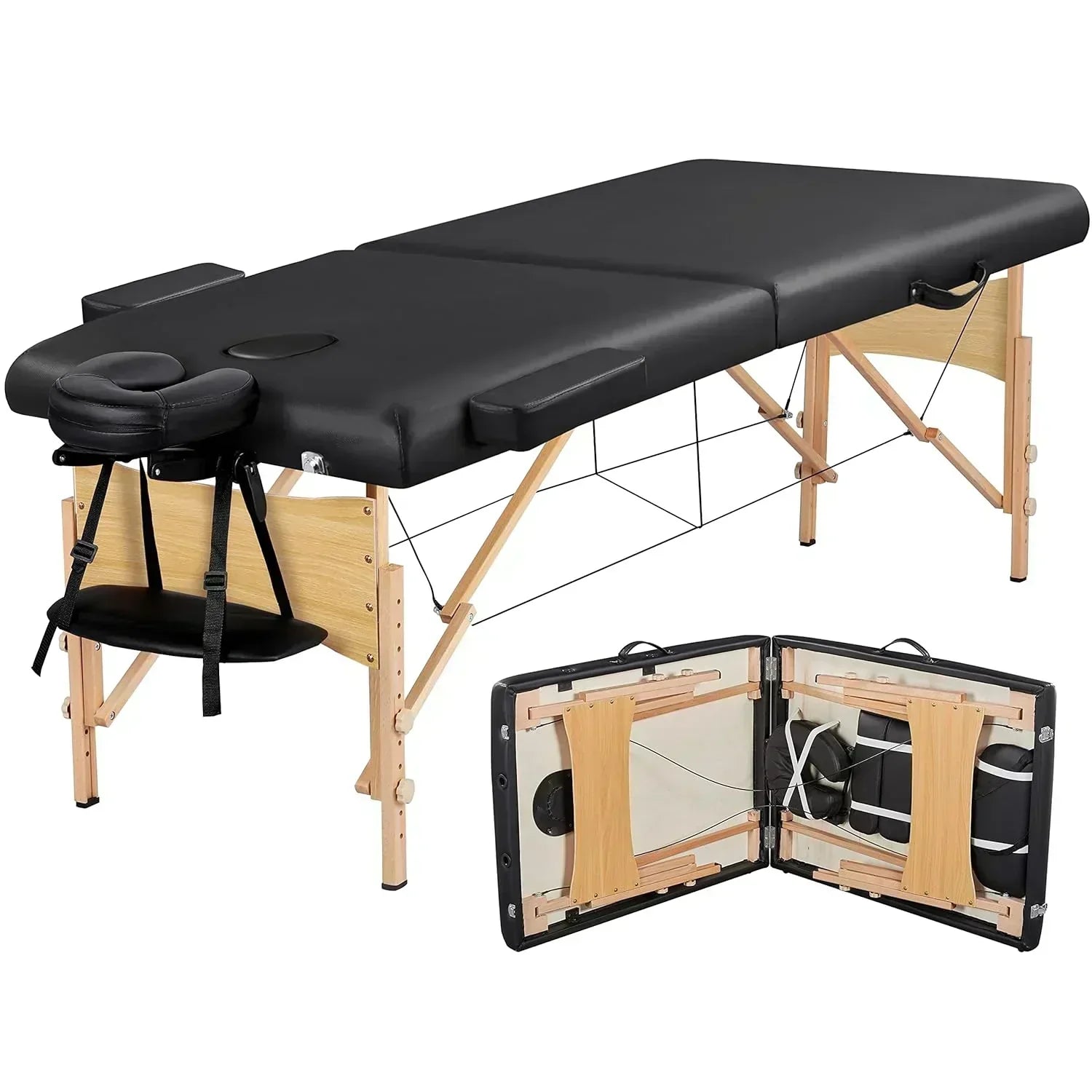 Yaheetech Massage Table Portable Lash Beds Spa Bed Massage Couch Foldable Spa Tables