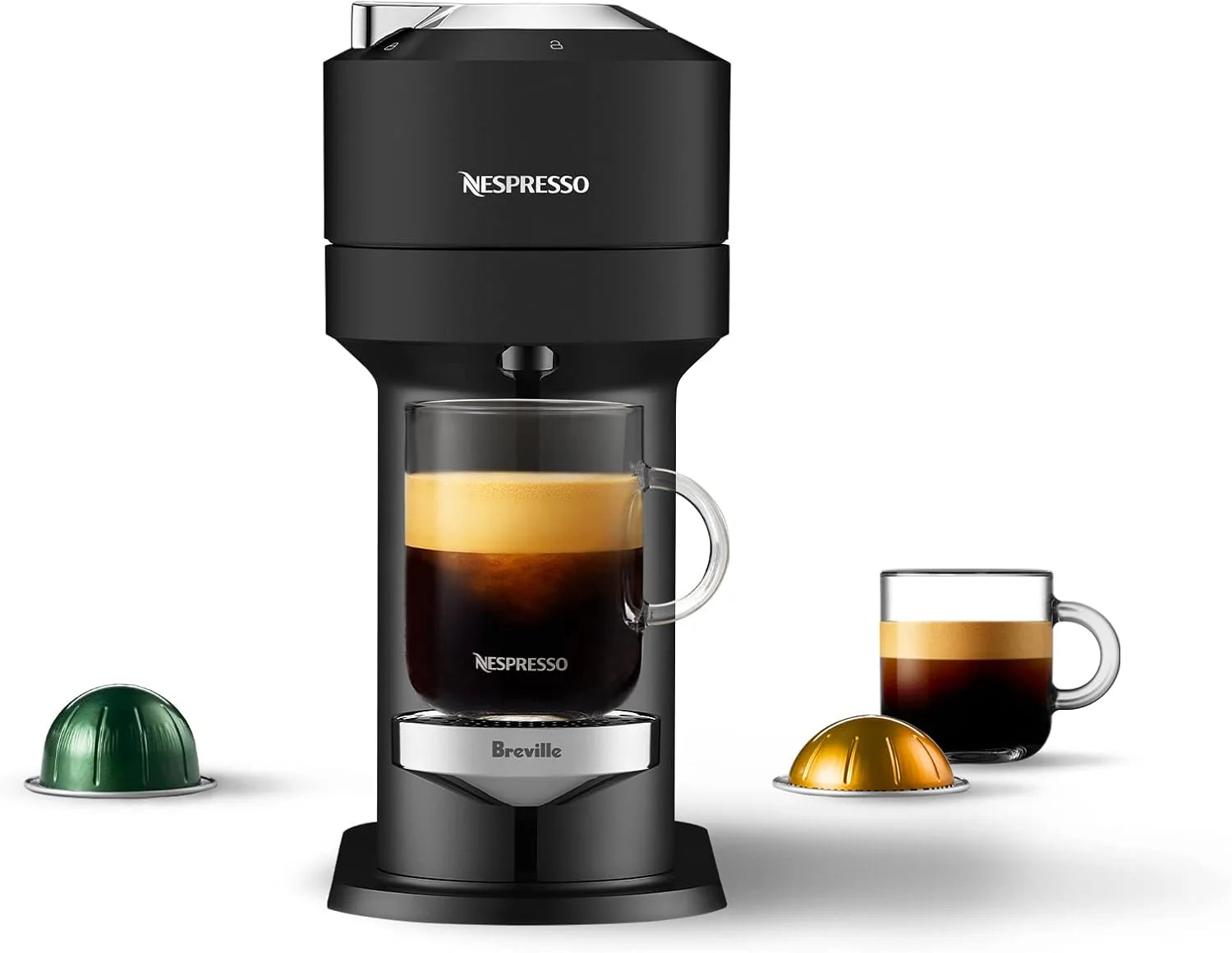 Nespresso Vertuo Next Premium Coffee and Espresso Maker by Breville with Aeroccino Milk Frother