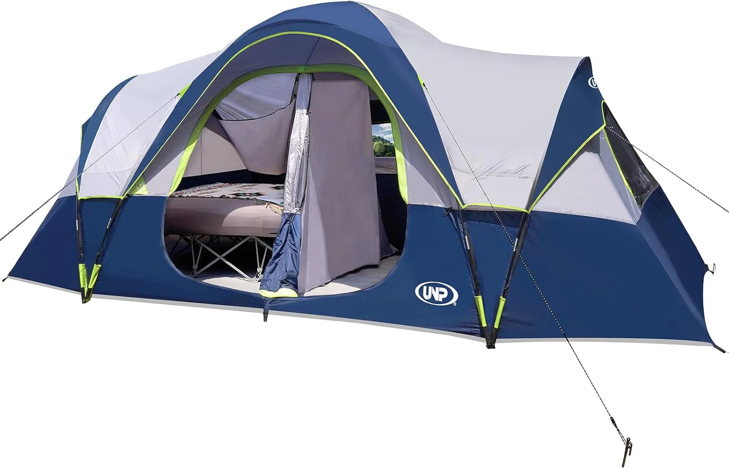 UNP Camping Tent 10-Person-Family Tents, Parties, Music Festival Tent, Big, Easy Up