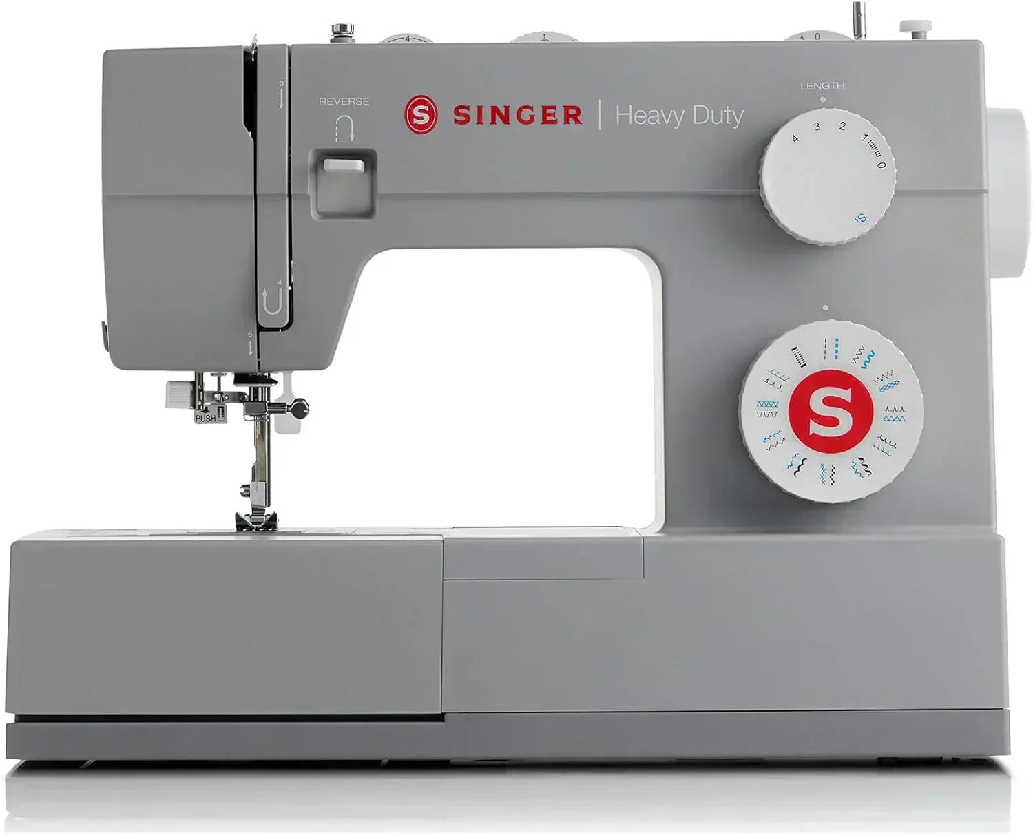 Heavy-Duty 4423 High-Speed Sewing Machine Includes Accessory Kit 97 Stitches One-Step Buttonhole