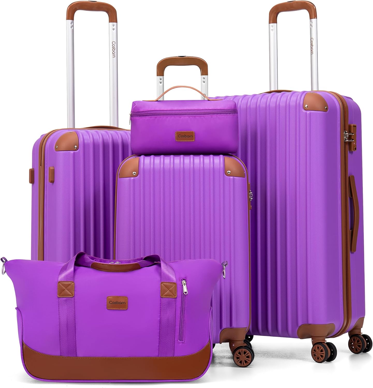Luggage Sets 5 Piece Suitcases with Wheels Suitcase Set ABS Hard Case Luggage