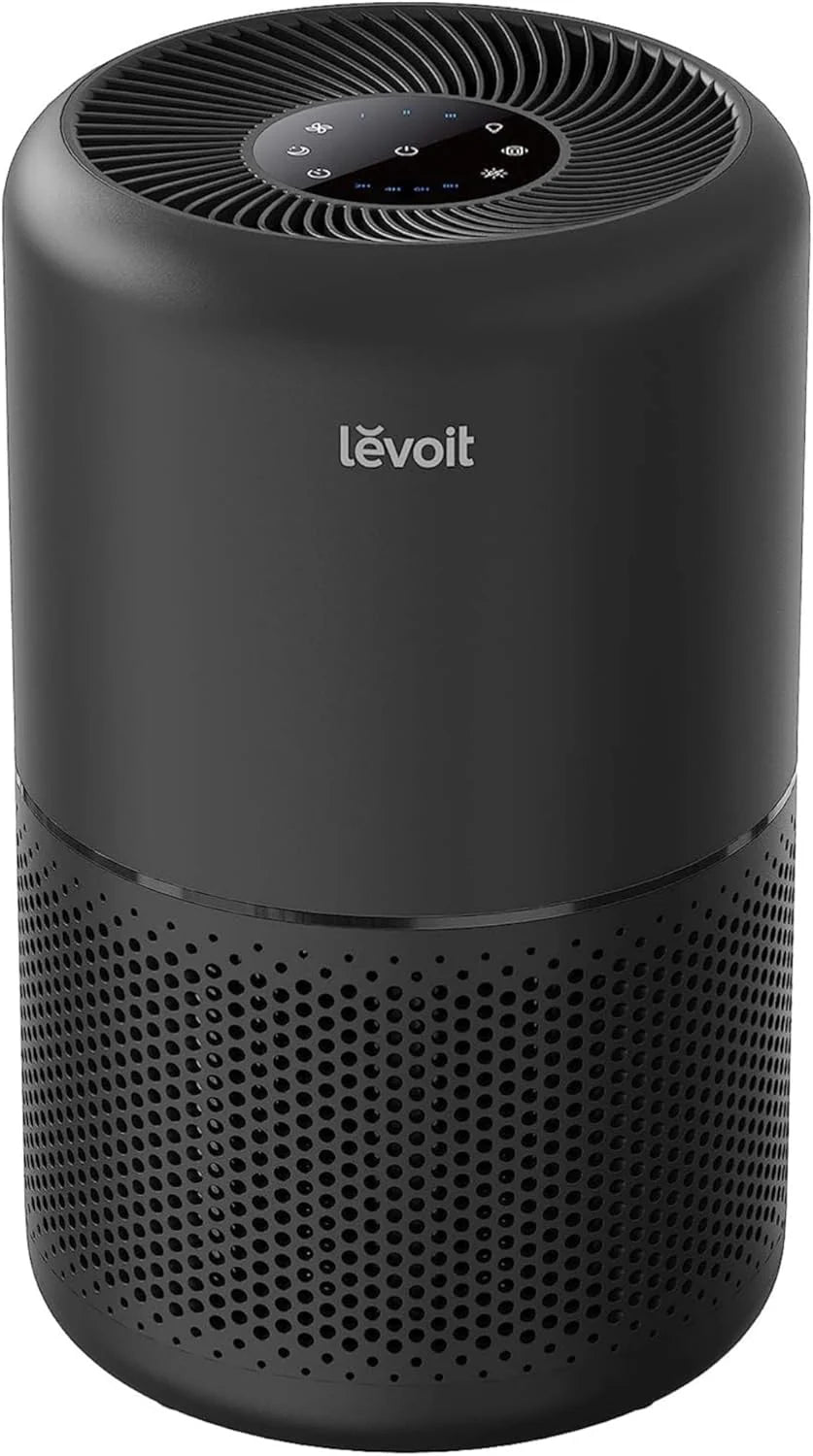 LEVOIT Air Purifier for Home Allergens Pet Hair in Bedroom, Covers Up to 1073 ft² by 56W High Torque Motor, AHAM VERIFIDE, 3-in-1 Filter with HEPA Sleep Mode, Remove Dust Smoke Odor, Core300-P, White