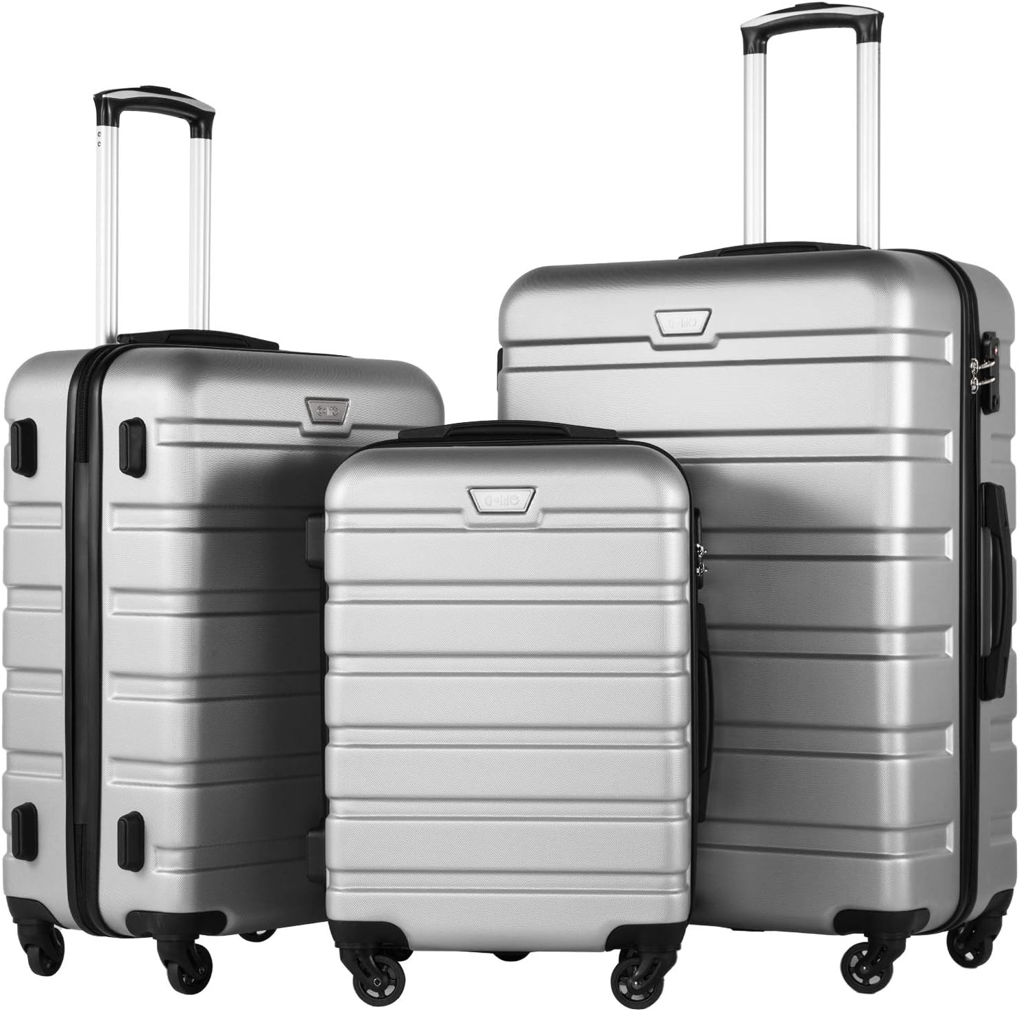 Luggage 3 Piece Set Suitcase Spinner Hardshell Lightweight TSA Lock
