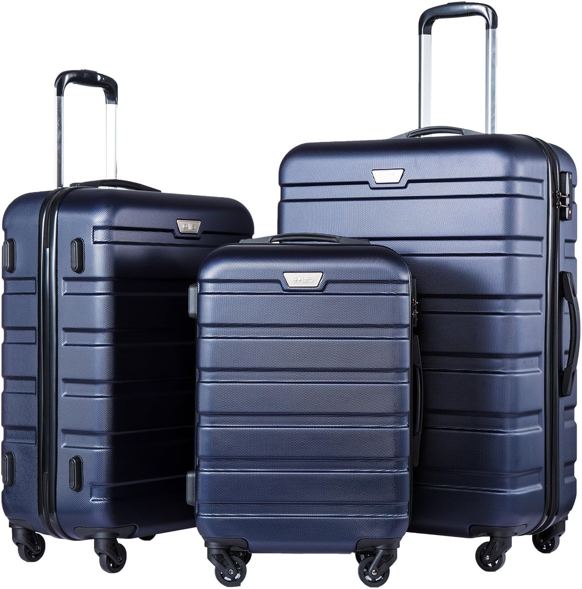 Luggage 3 Piece Set Suitcase Spinner Hardshell Lightweight TSA Lock