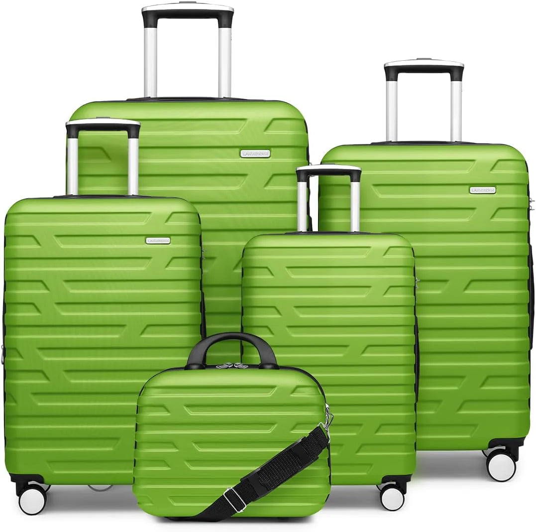 Luggage 6-piece hardshell expandable suitcase lightweight travel carry-on luggage set