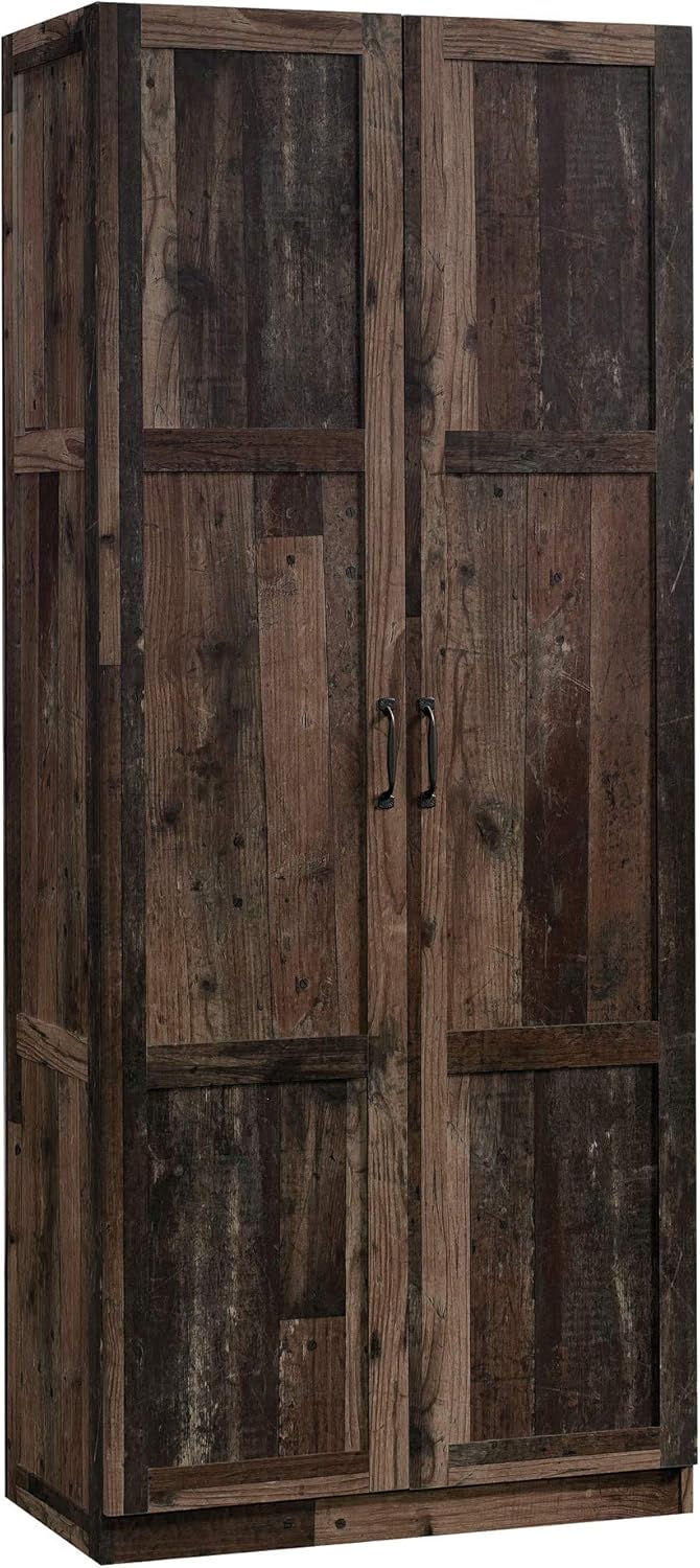 Sauder Select Storage Cabinet, Pantry Cabinet Kitchen Storage with Adjustable Shelves