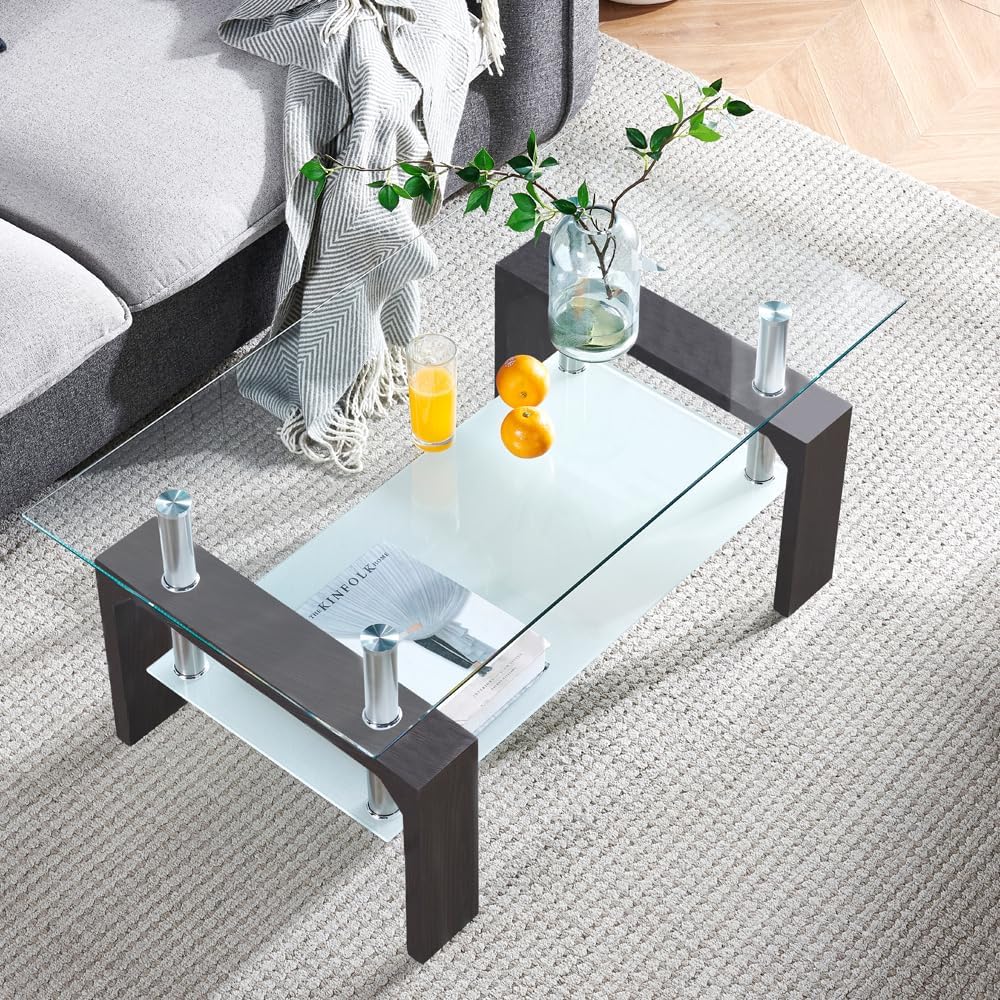 Living Room Rectangle Coffee Table Tea Table Suitable for Waiting Room Modern Side Coffee Table