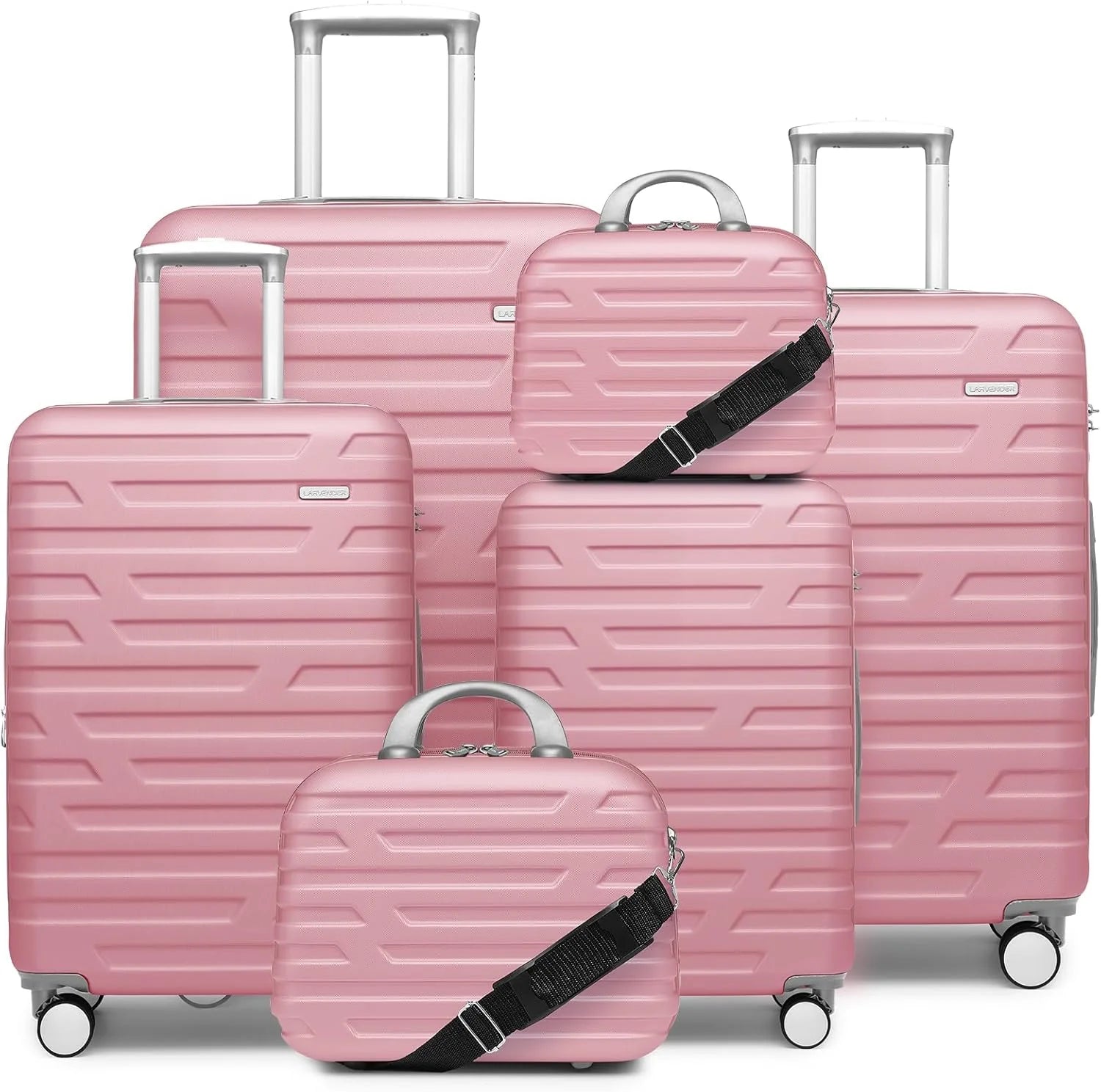 Luggage 6-piece hardshell expandable suitcase lightweight travel carry-on luggage set