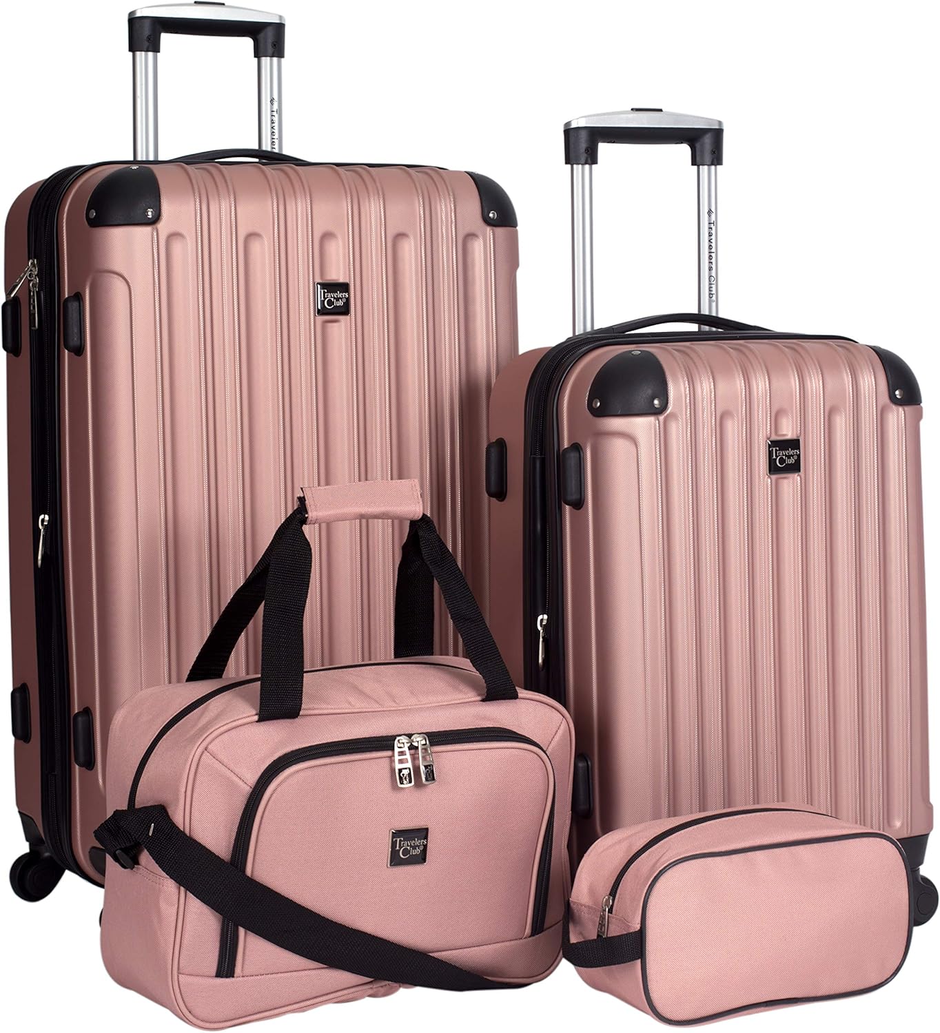 Hardside Travel Luggage Lilac Set of 4