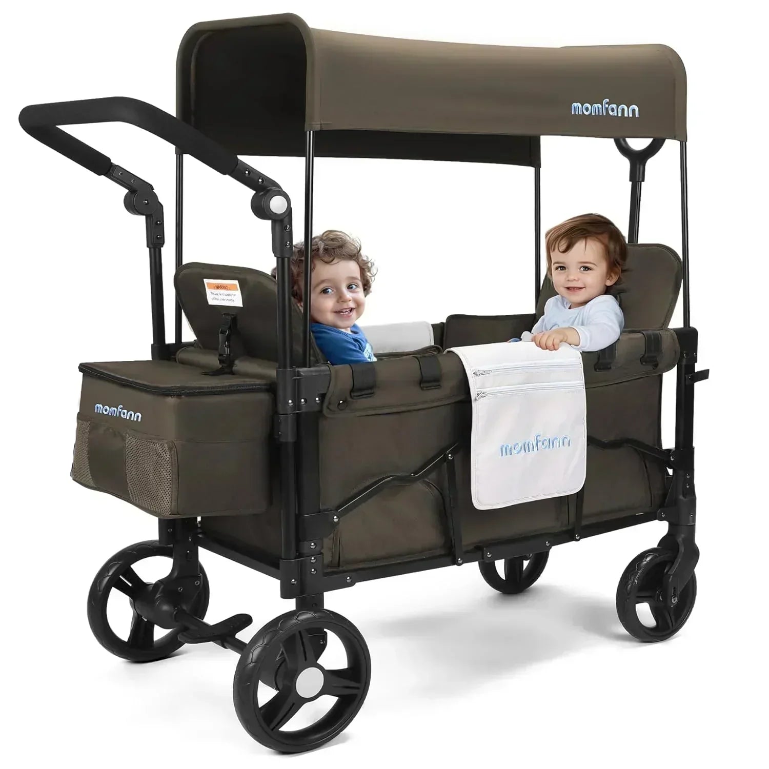 Stroller Wagon for Kids Wagon Stroller Toddlers 2 Seaters All-Terrain Baby Wagon Outdoor