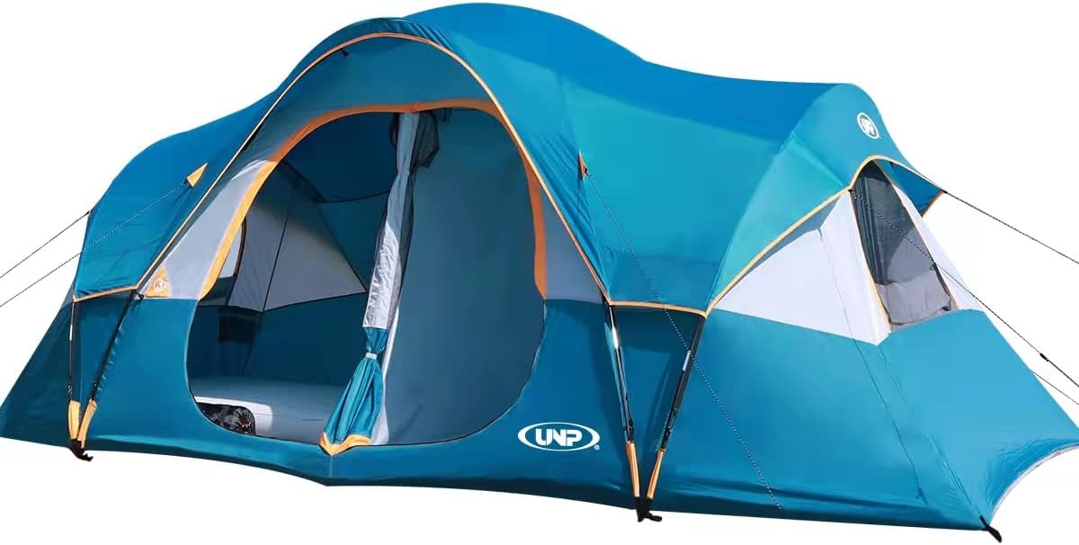 UNP Camping Tent 10-Person-Family Tents, Parties, Music Festival Tent, Big, Easy Up