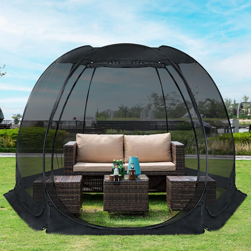 Alvantor Pop Up Screen House Gazebo with Mosquito Netting, Instant UV Resistant Sun Shelter