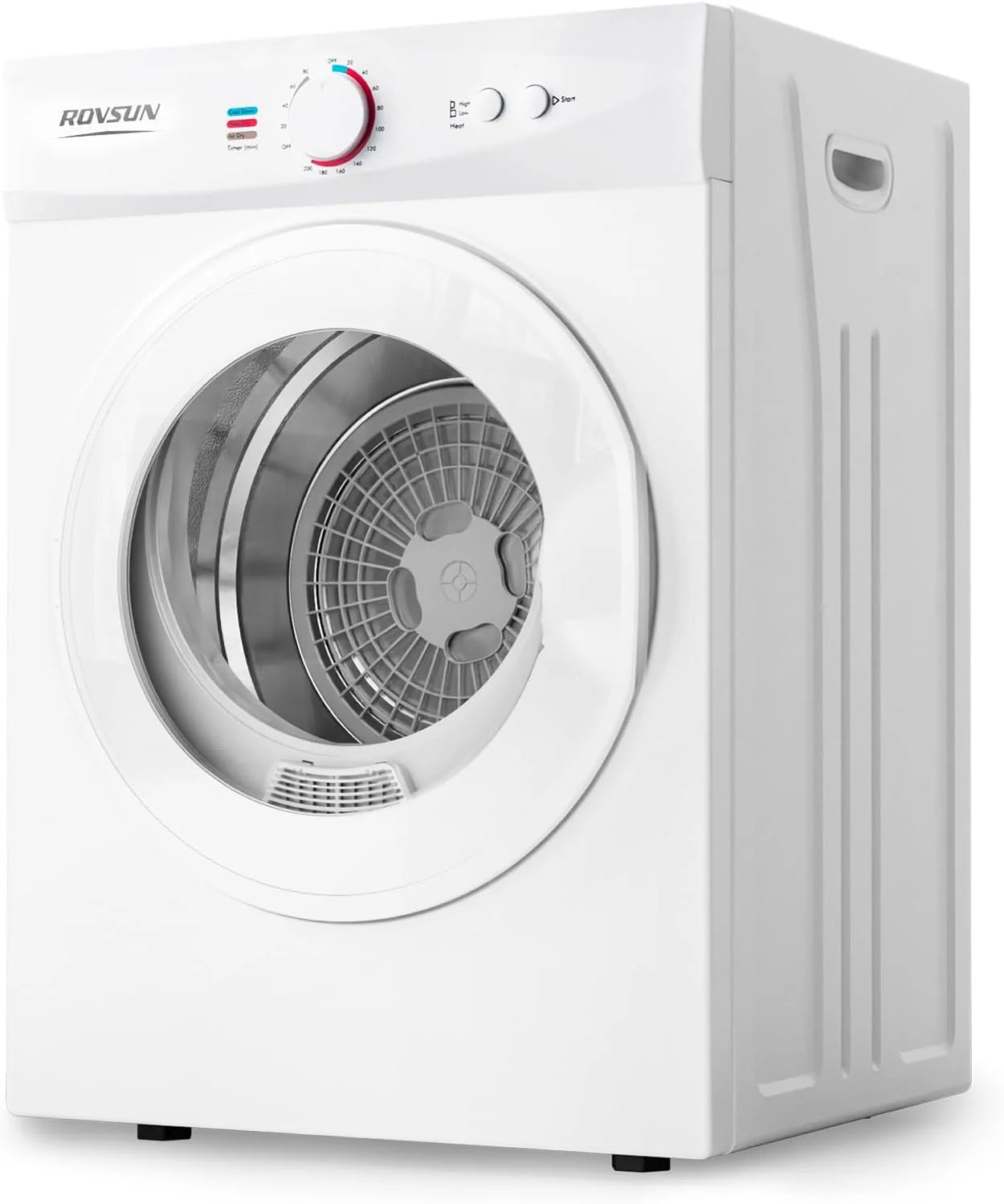 ROVSUN 110V Portable Clothes Dryer, High End Laundry Front Load Tumble Dryer Machine