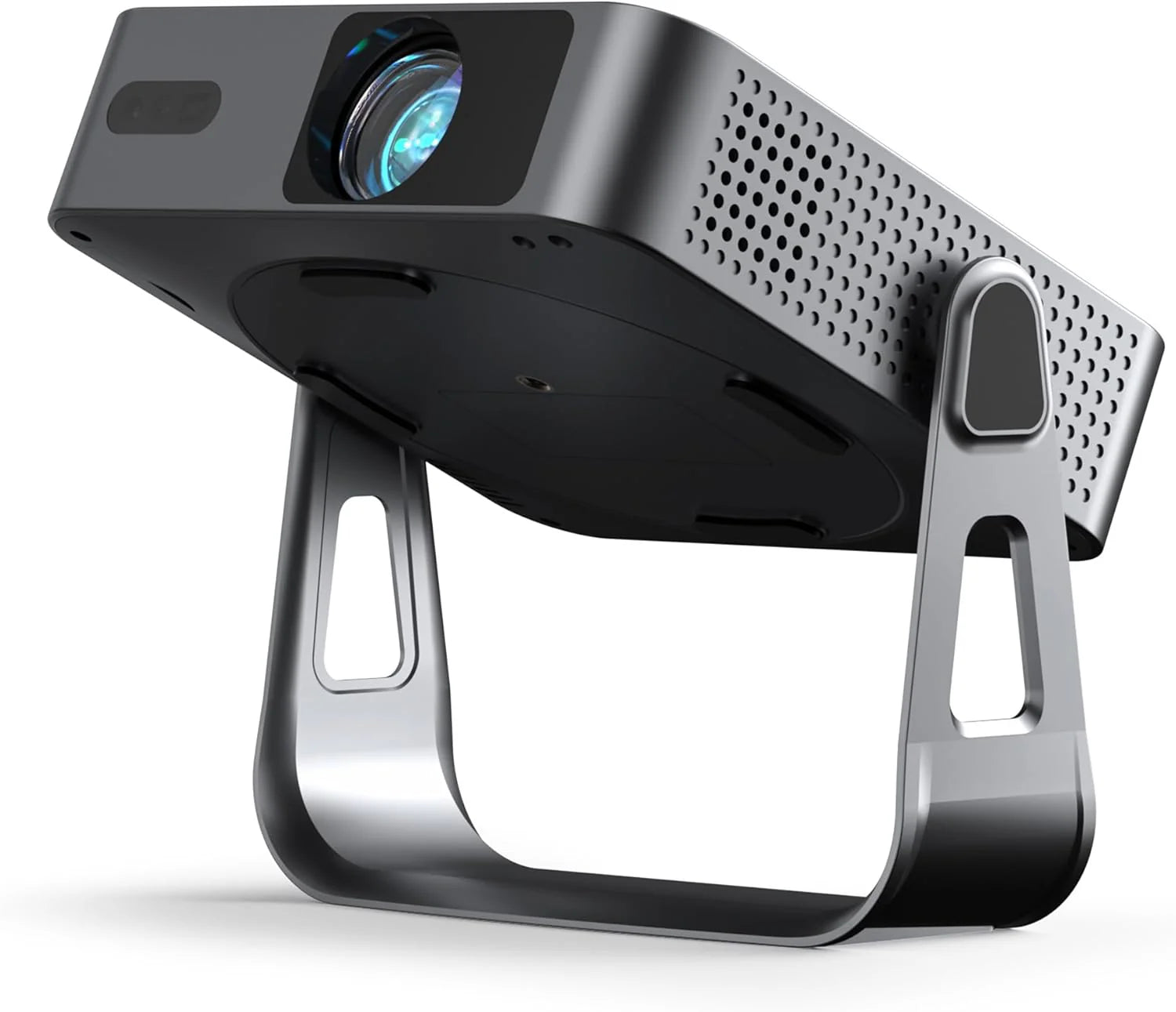 ��Officially-Licensed APP & Native 1080P��Thinnest 1.81 Smart Mini Projector with WiFi