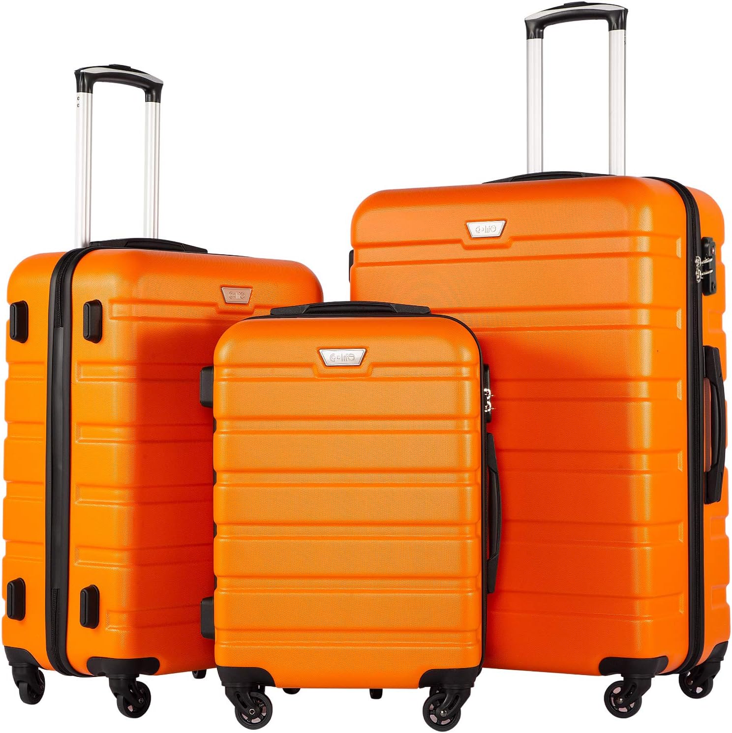 Luggage 3 Piece Set Suitcase Spinner Hardshell Lightweight TSA Lock