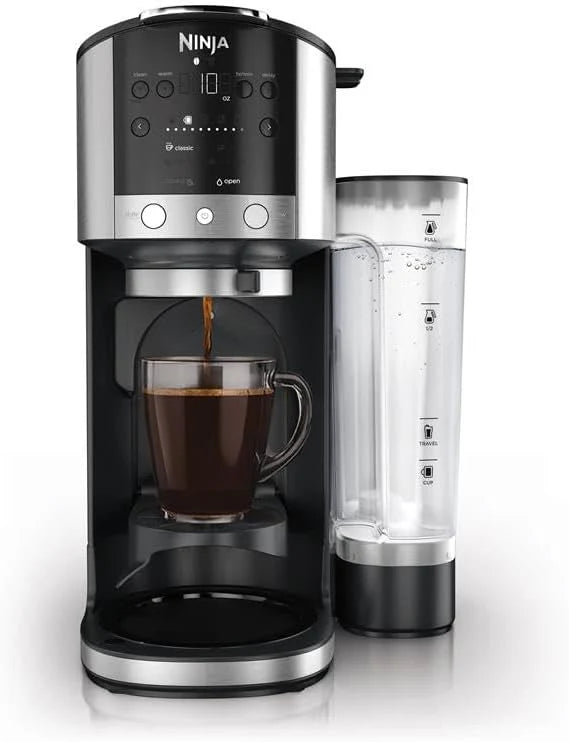 Ninja Drip Coffee Maker With K Cup Combo, DualBrew Pro Specialty Coffee System, Coffee Machine Compatible with K-Cup Pods, 12 Cup Single Serve Coffee Makers with Paper Filter, CFP301
