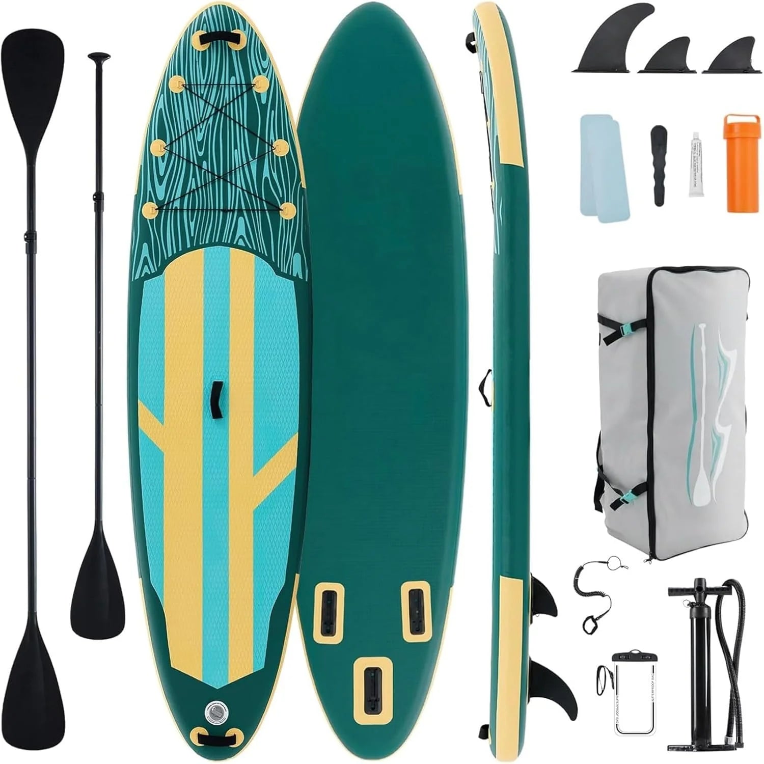 Inflatable Stand Up Paddle Board for All Skill Levels - Portable SUP Paddleboard