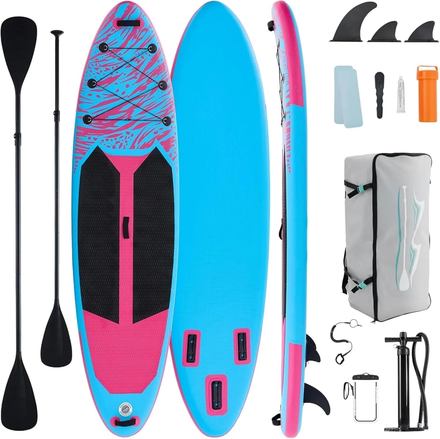 Inflatable Stand Up Paddle Board for All Skill Levels - Portable SUP Paddleboard