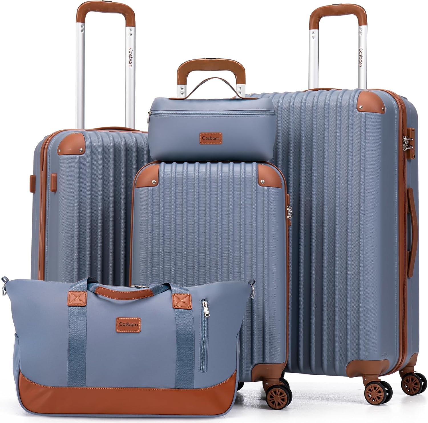 Luggage Sets 5 Piece Suitcases with Wheels Suitcase Set ABS Hard Case Luggage