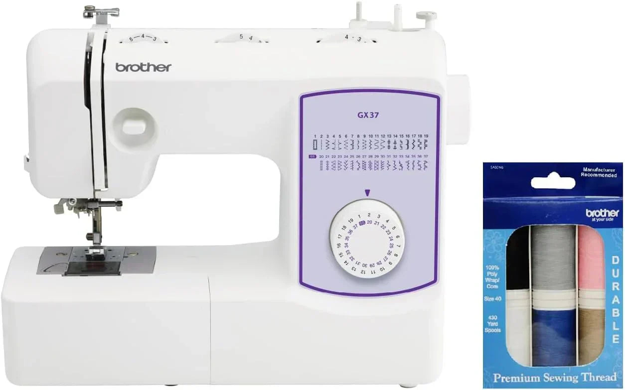 Sewing Machine GX37 37 Built-in Stitches 6 Included Sewing Feet