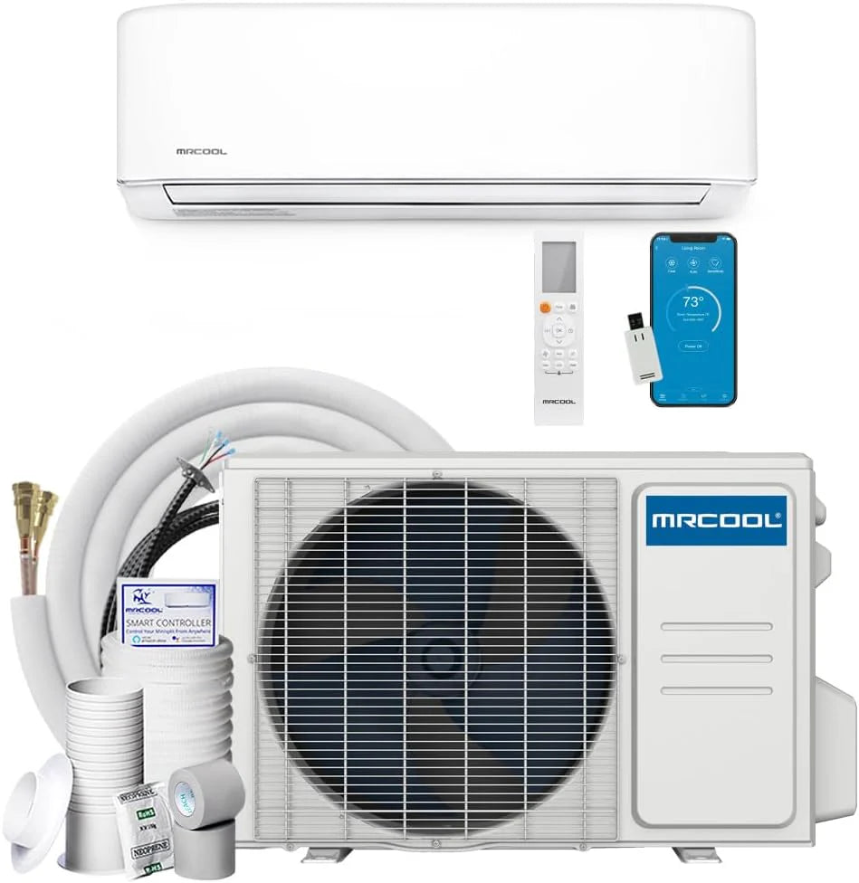 MRCOOL 24000 BTU 230V Ductless Inverter Mini Split Air Conditioner & Heat Pump System, Easy Pro Series - Wall-Mounted AC Unit w/Heating and Cooling for Home, Office & Commercial Space