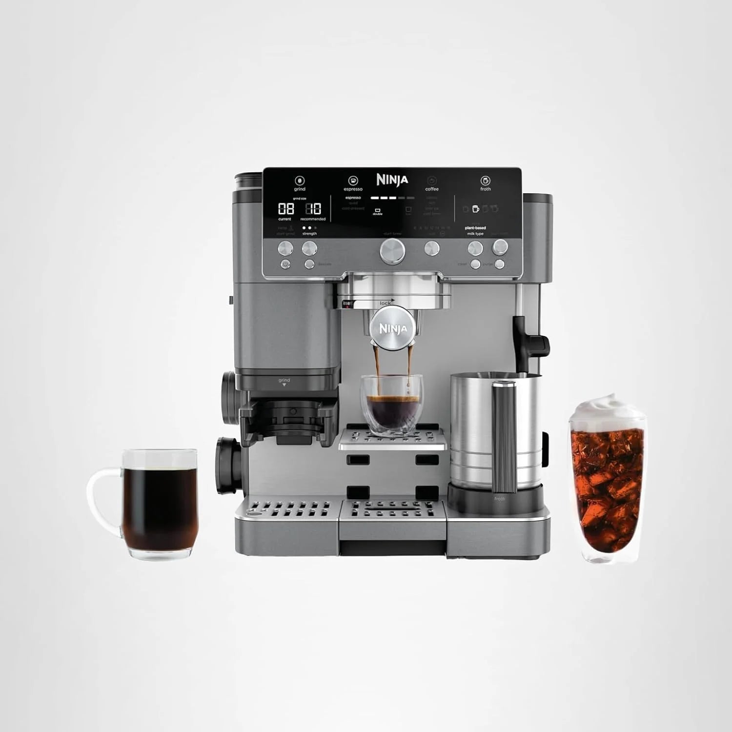 Ninja Luxe Caf�� 3-in-1 Espresso Drip Coffee and Cold Brew Machine Integrated Coffee Grinder