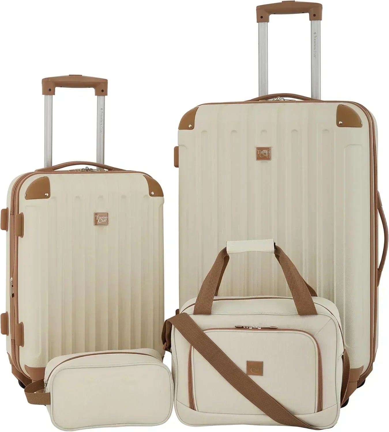 Hardside Travel Luggage Lilac Set of 4