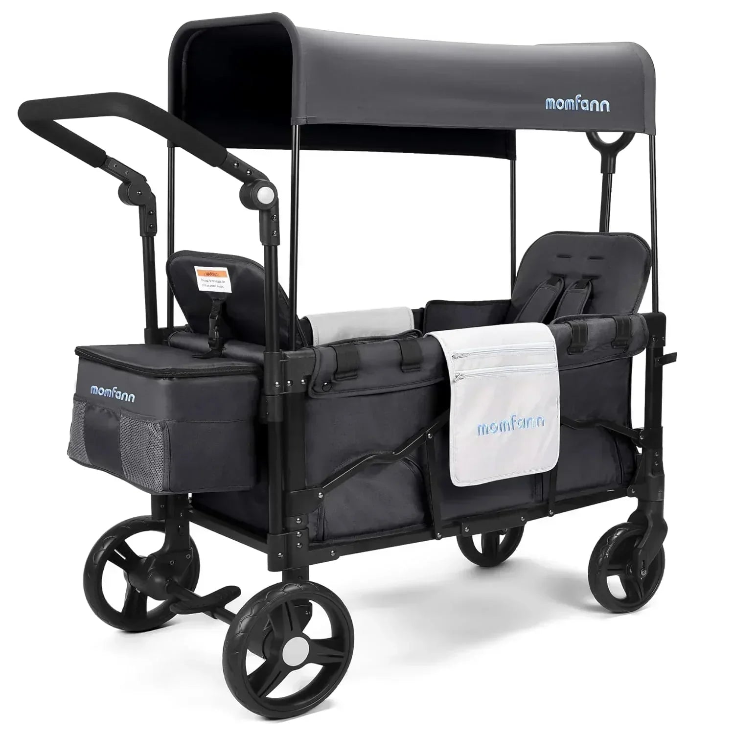 Stroller Wagon for Kids Wagon Stroller Toddlers 2 Seaters All-Terrain Baby Wagon Outdoor