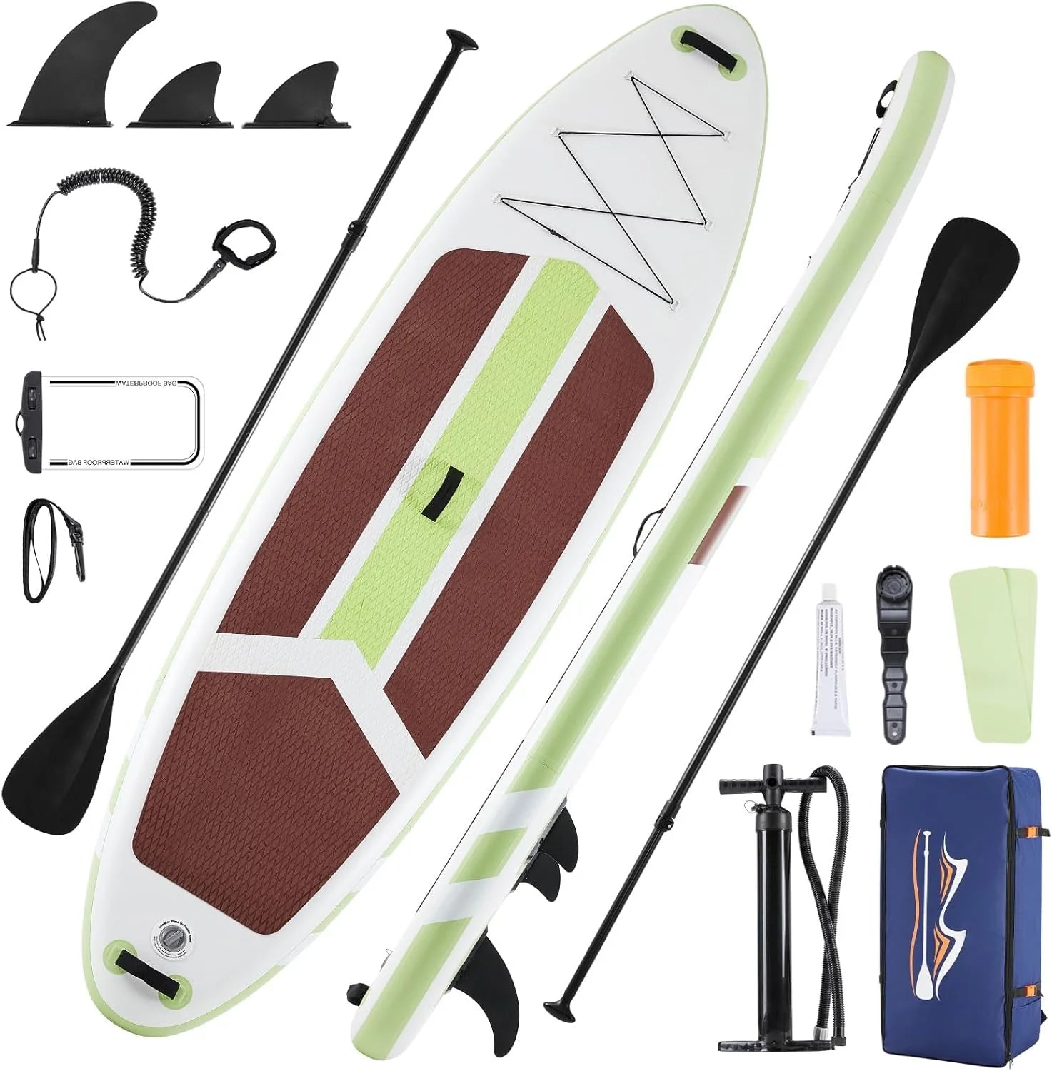 Inflatable Stand Up Paddle Board for All Skill Levels - Portable SUP Paddleboard