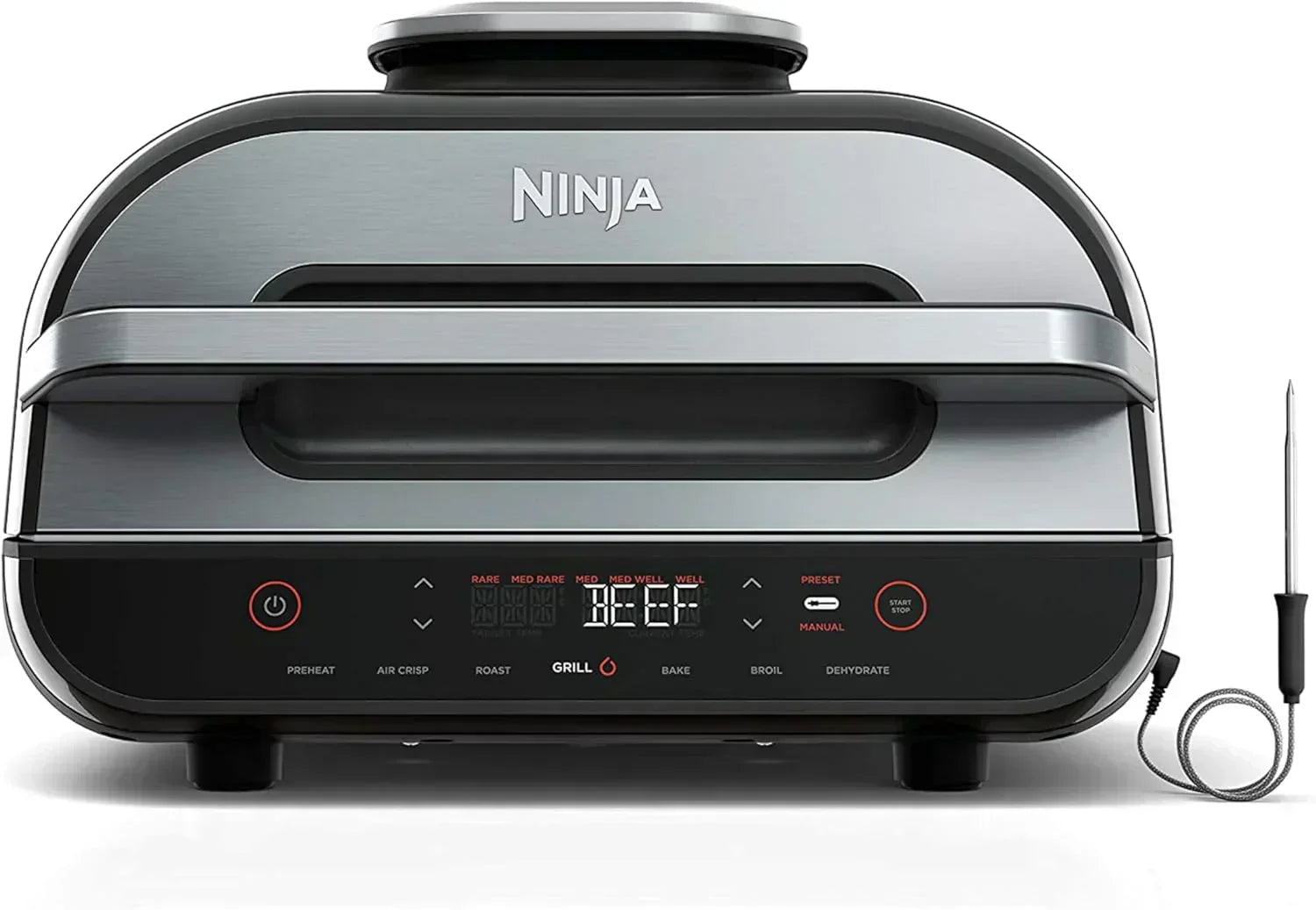 Ninja Foodi Smart XL 6-in-1 Indoor Grill with Air Fry Bake Roast Broil and Dehydrate