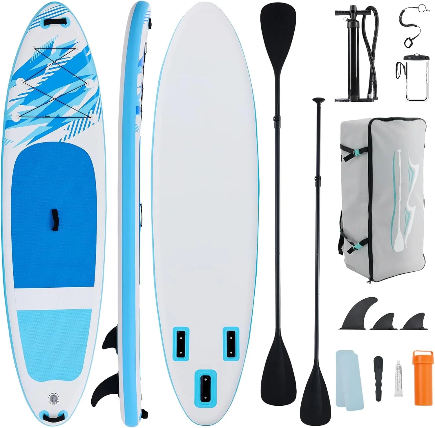 Inflatable Stand Up Paddle Board for All Skill Levels - Portable SUP Paddleboard