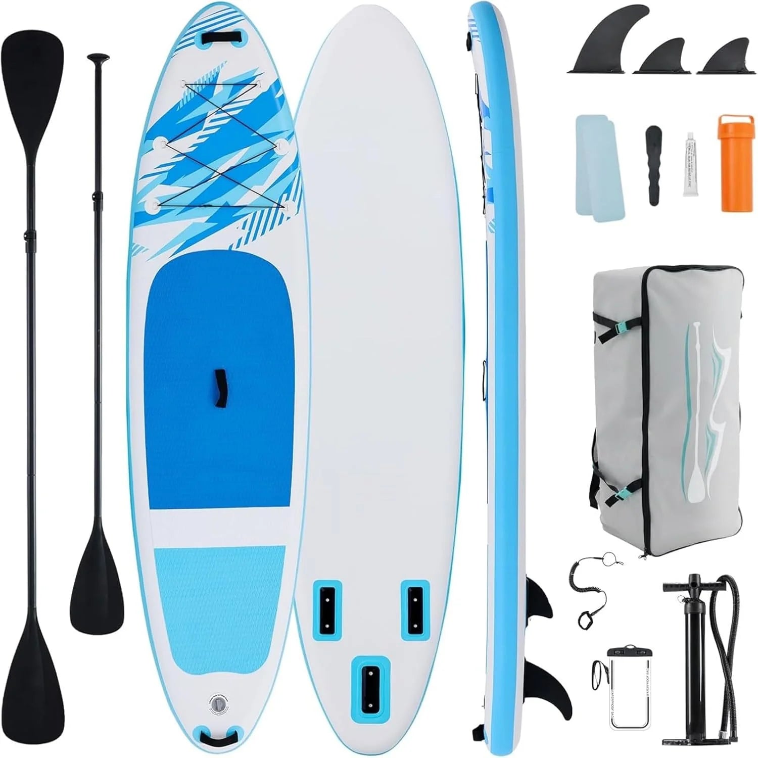 Inflatable Stand Up Paddle Board for All Skill Levels - Portable SUP Paddleboard