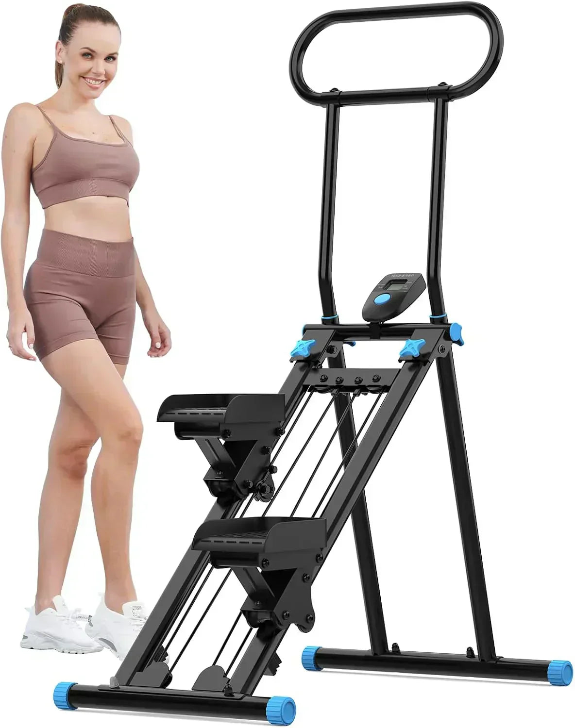 Stair Stepper for Home Gym Folding Vertical Climber Cardio Exercise Machine Stair Climber