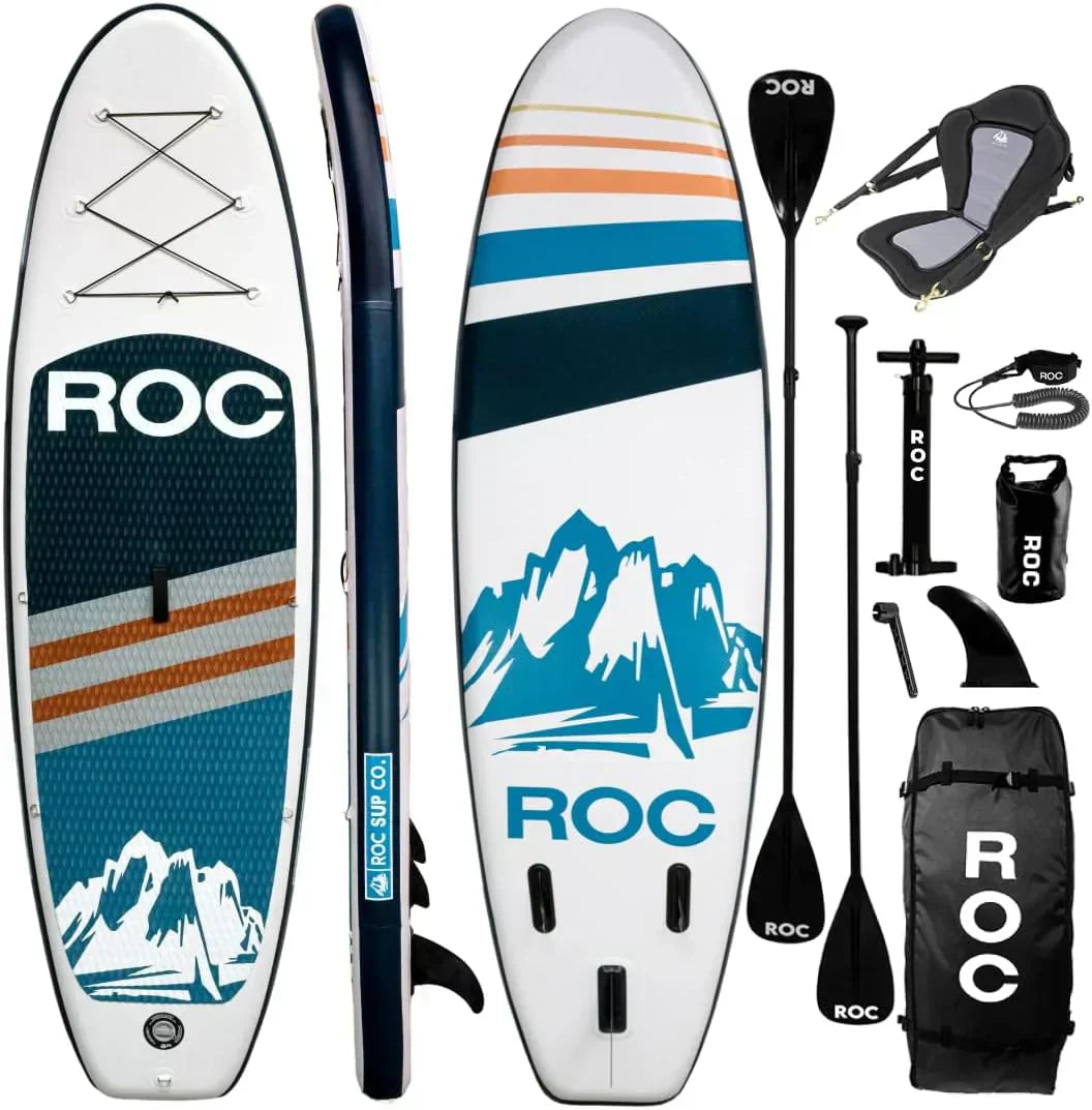 ROC inflatable stand-up paddle board high-quality SUP paddle board accessories