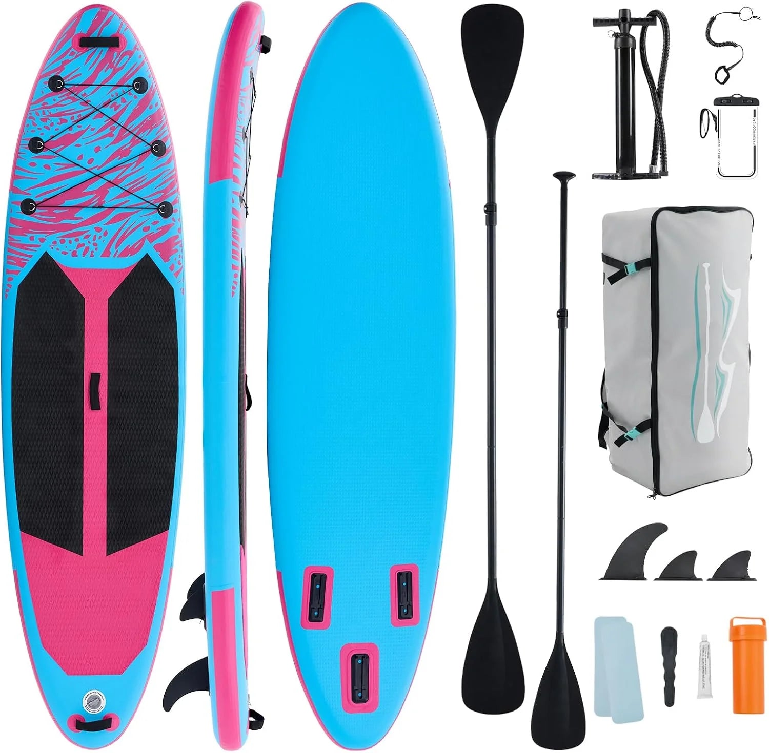 Inflatable Stand Up Paddle Board for All Skill Levels - Portable SUP Paddleboard