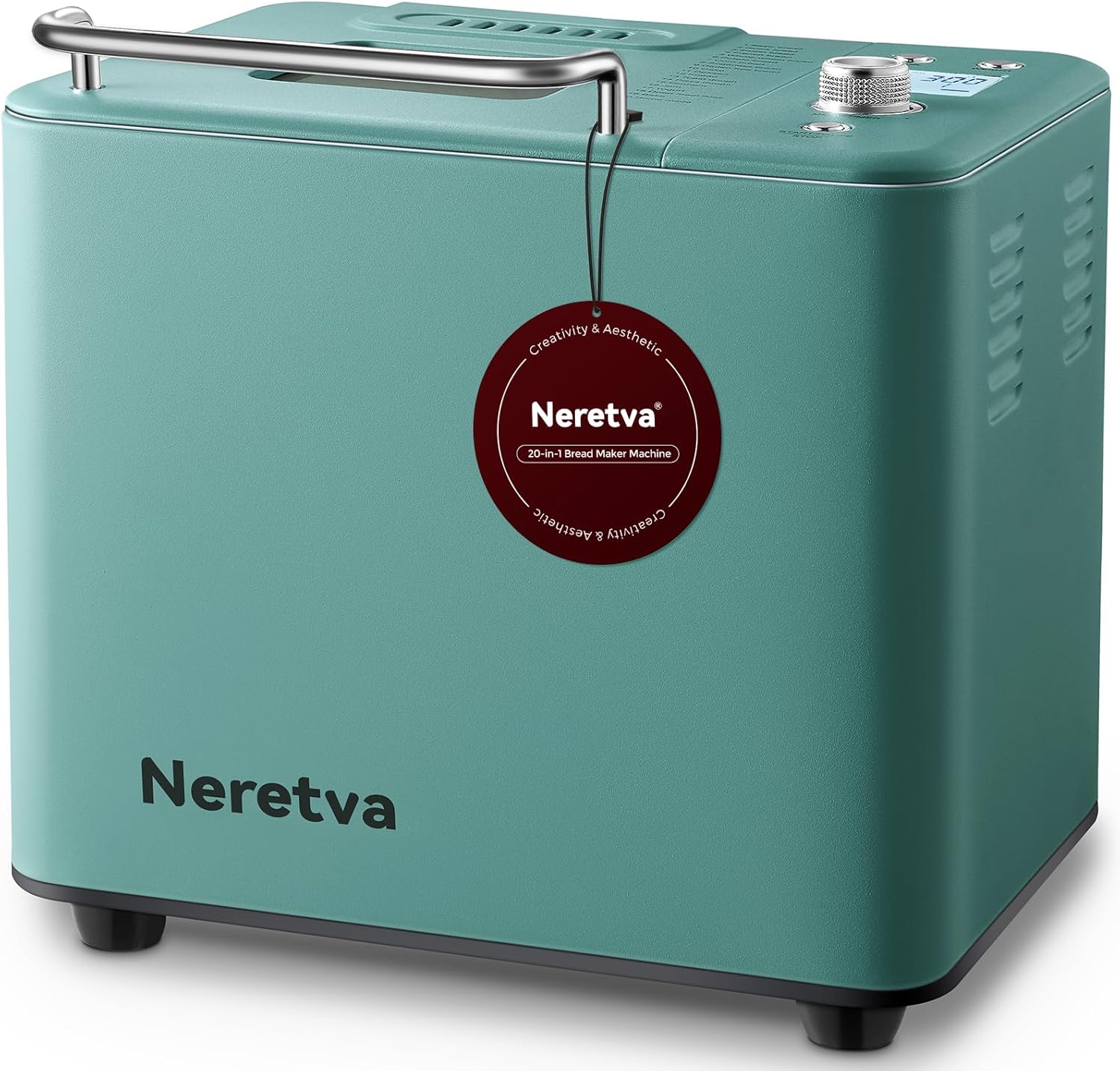 Neretva Bread Maker 20-in-1 2LB Bread Maker Dual Heater Bread Maker Automatic