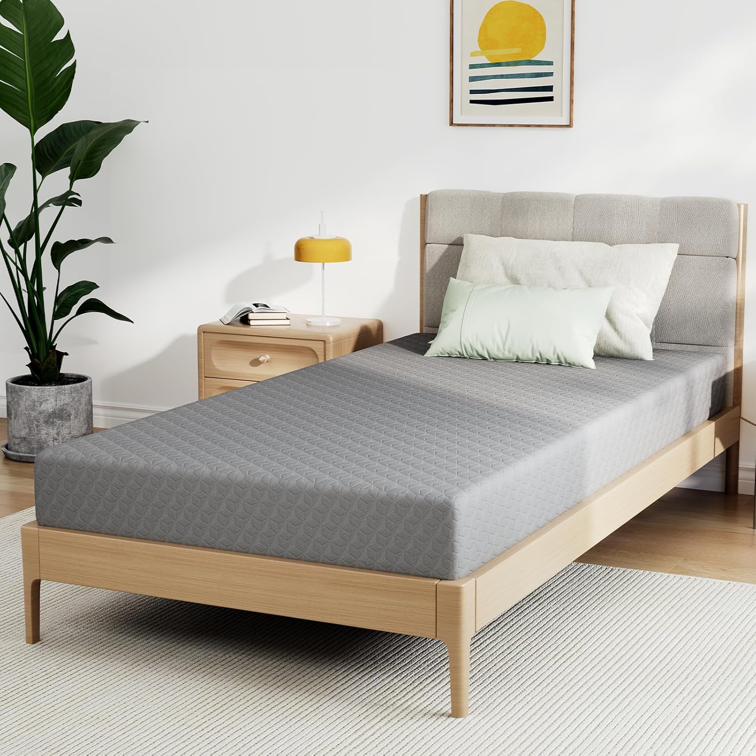 Novilla Twin Size Mattress, 10 Inch Memory Foam Mattress Twin for Balanced Support & Pressure Relief, Cooling Comfort for Nightlong Refreshment, CertiPUR-US Certified Mattress in a Box, Medium Firm
