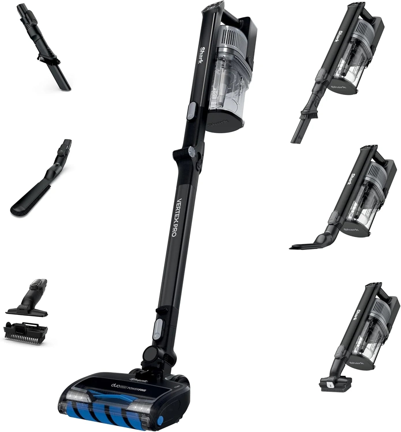 Shark Cordless Vacuum Cleaner, HEPA Filter, Lightweight, Portable, Rechargeable, Pet Hair Pickup, Removable Handheld, Crevice, Upholstery & Dusting Brush Included, 40-min runtime, Red, IZ362H