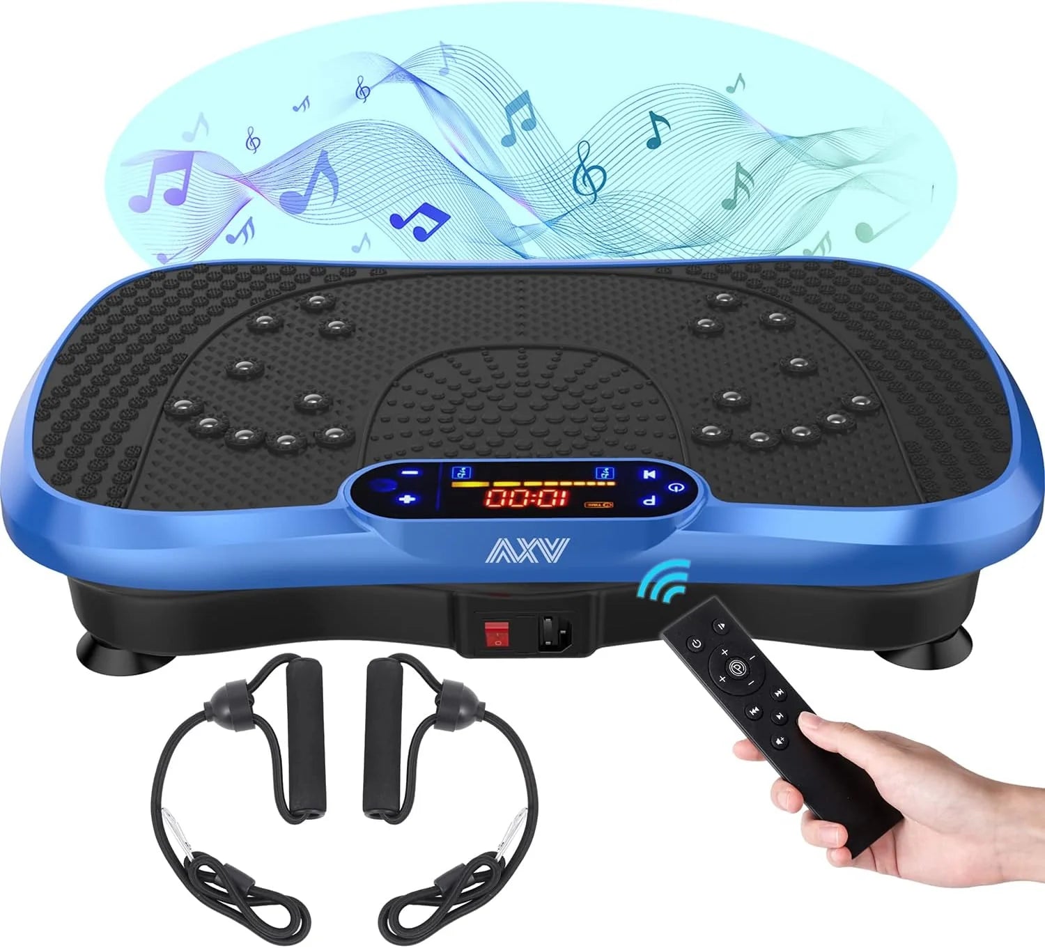 AXV Vibration Plate Fitness Platform Trainer Suitable for men and women to lose weight and burn fat at the gym