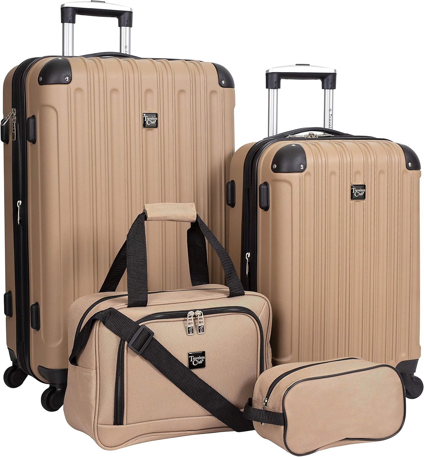 Hardside Travel Luggage Lilac Set of 4