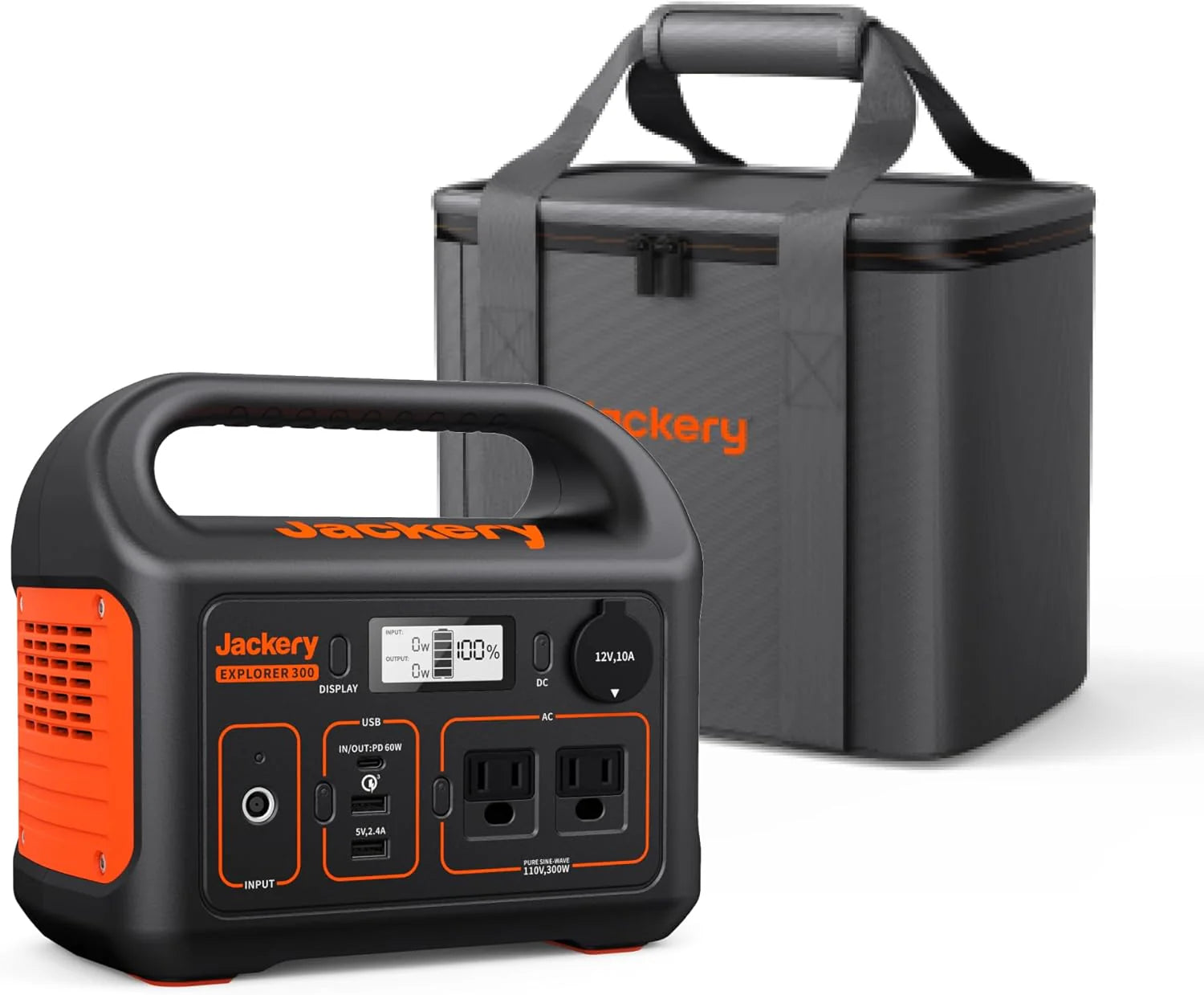 Jackery Portable Power Station Explorer 300 293Wh Backup Lithium Battery Solar Generator