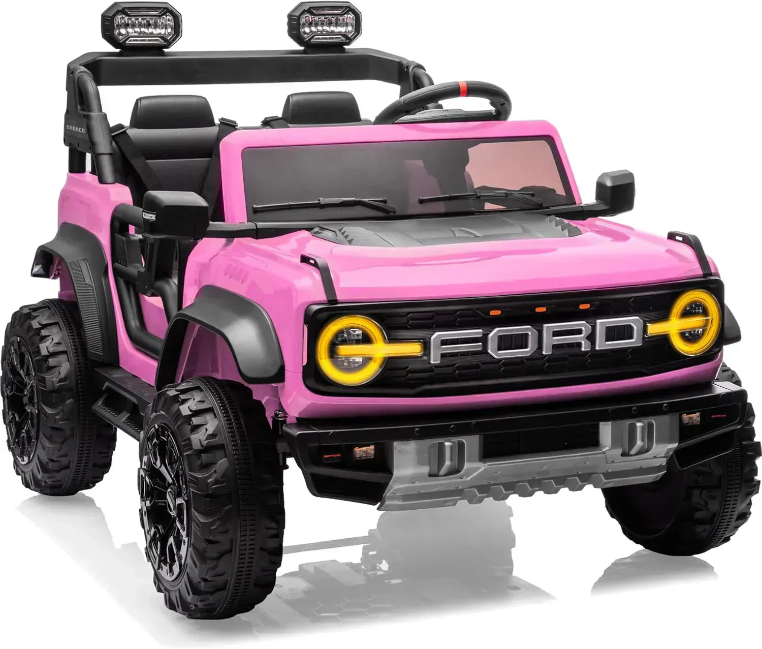 Kids Pink Ride-On Truck Battery Powered Electric Toy Car